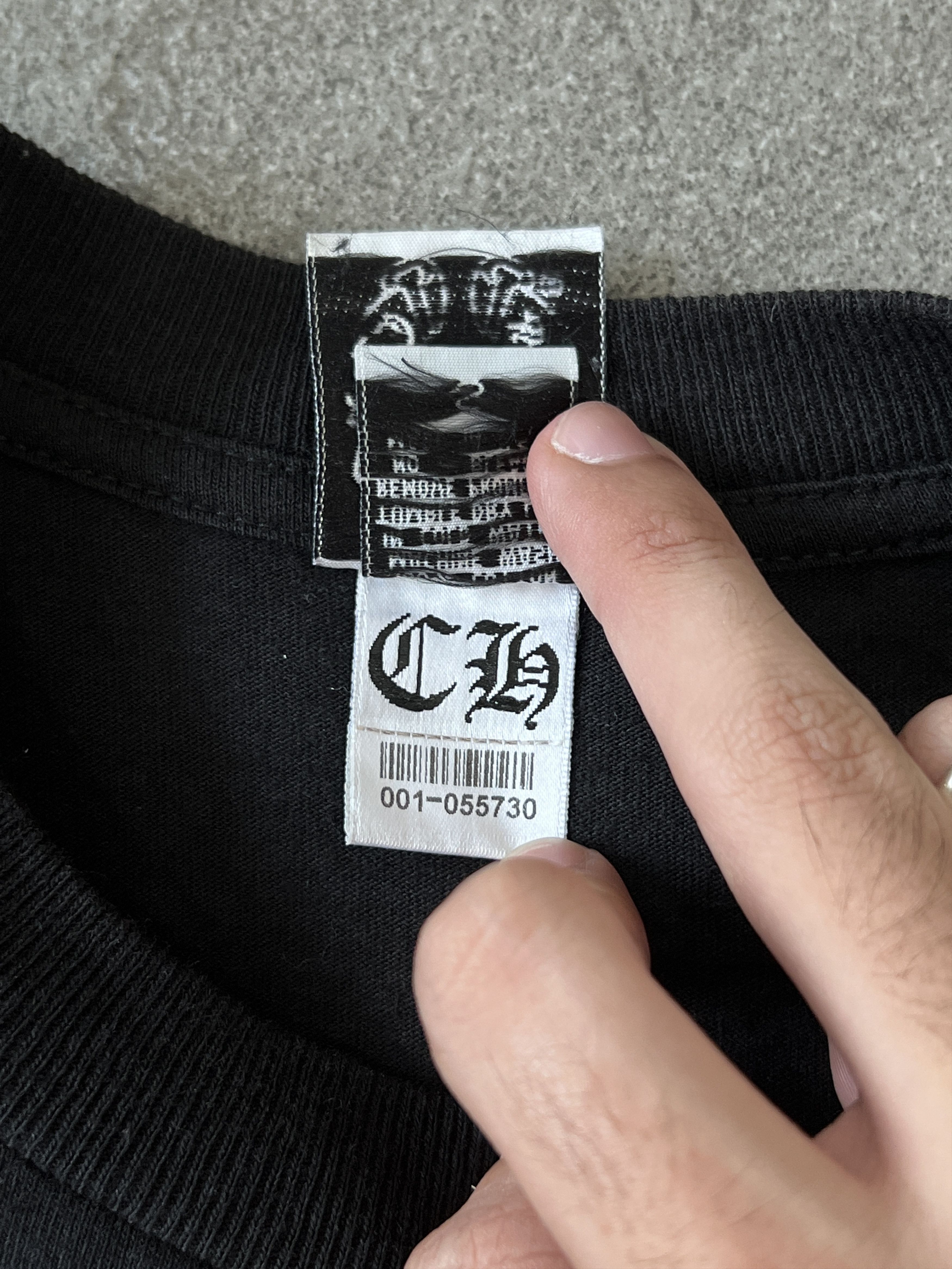 Chrome Hearts Chrome Hearts Winged Skull Pocket Tee Black S Size US S / EU 44-46 / 1 - 8 Thumbnail
