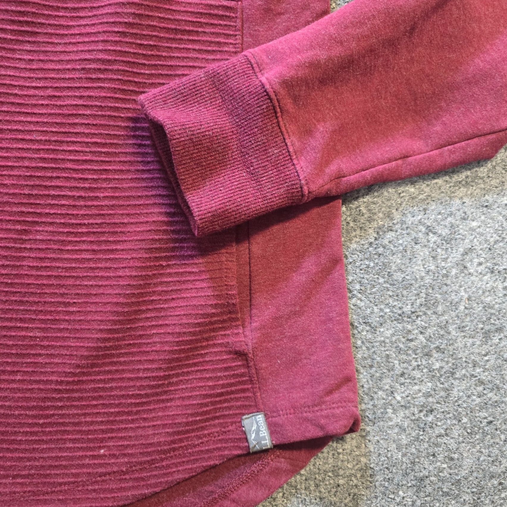 Vintage LL Bean Sweater Womens Medium Red Cozy Knit Cowl Neck Outdoor Casual Pullover Raglan Sleeve Winter Fall Spring Fashion Women Size M / US 6-8 / IT 42-44 - 3 Thumbnail