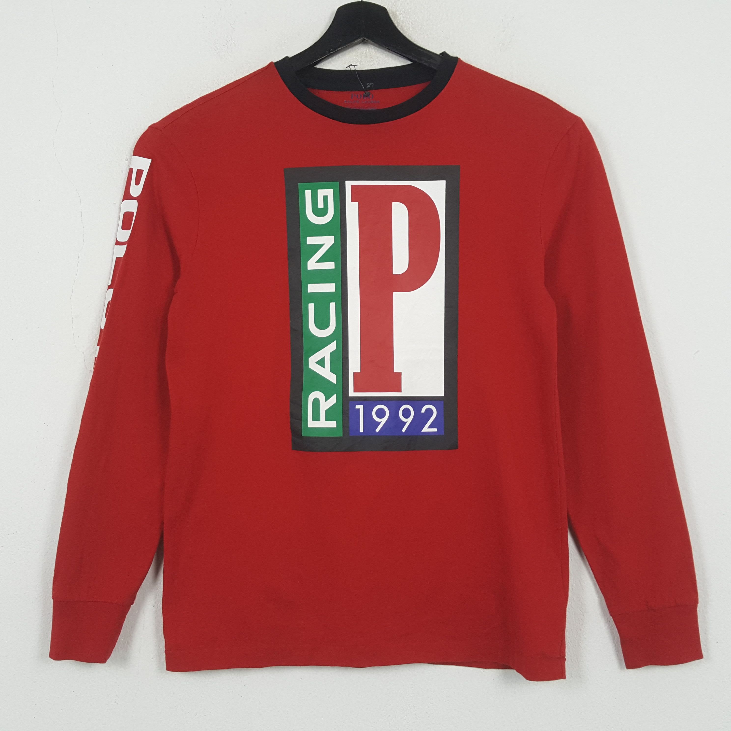 Polo Ralph Lauren POLO RACING Long Sleeve Tshirt 31 Size US S / EU 44-46 / 1 - 1 Thumbnail