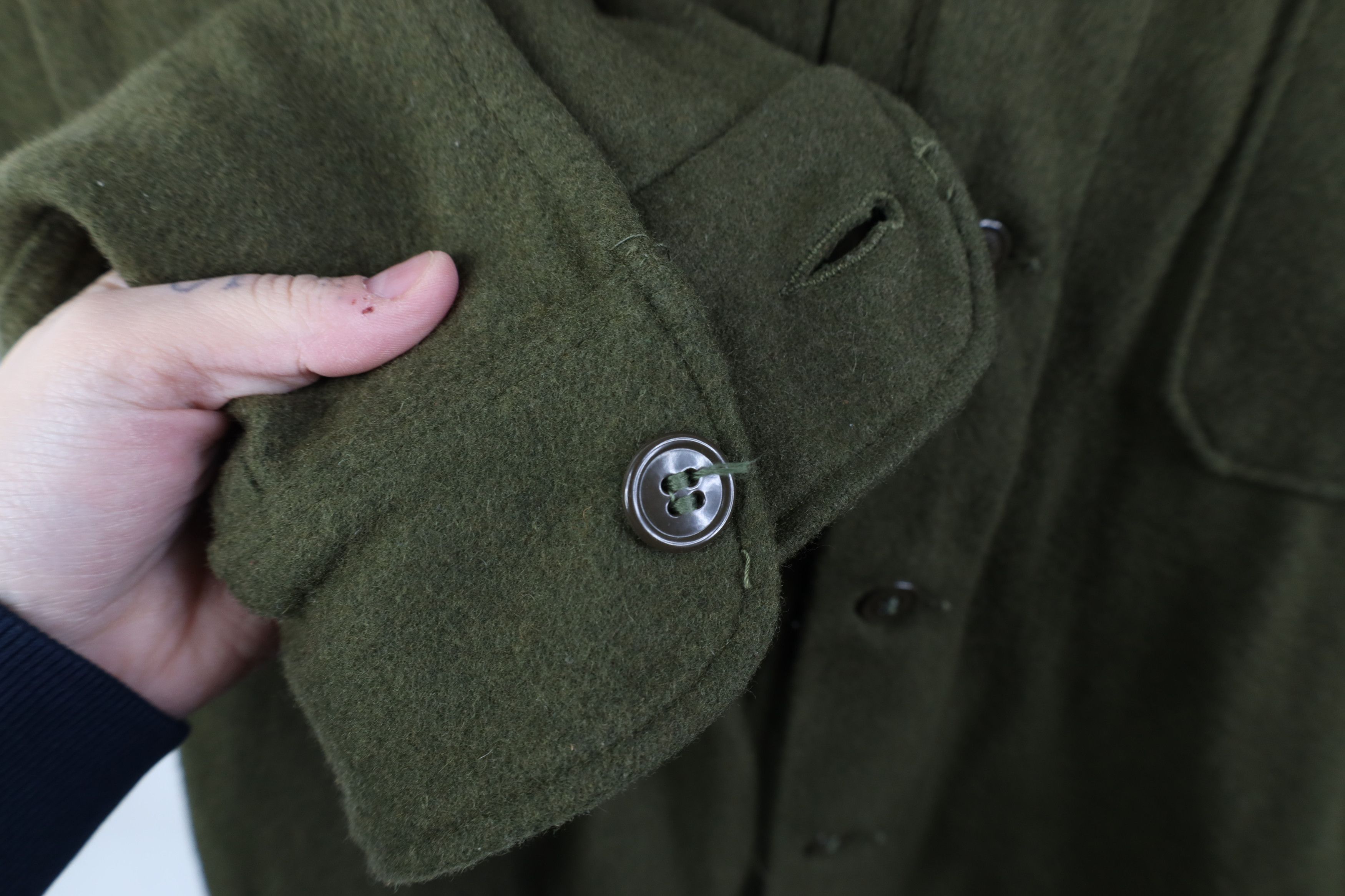 Vintage Vintage 50s Korean War USGI Shirt Jacket Olive Green USA Size US M / EU 48-50 / 2 - 7 Thumbnail