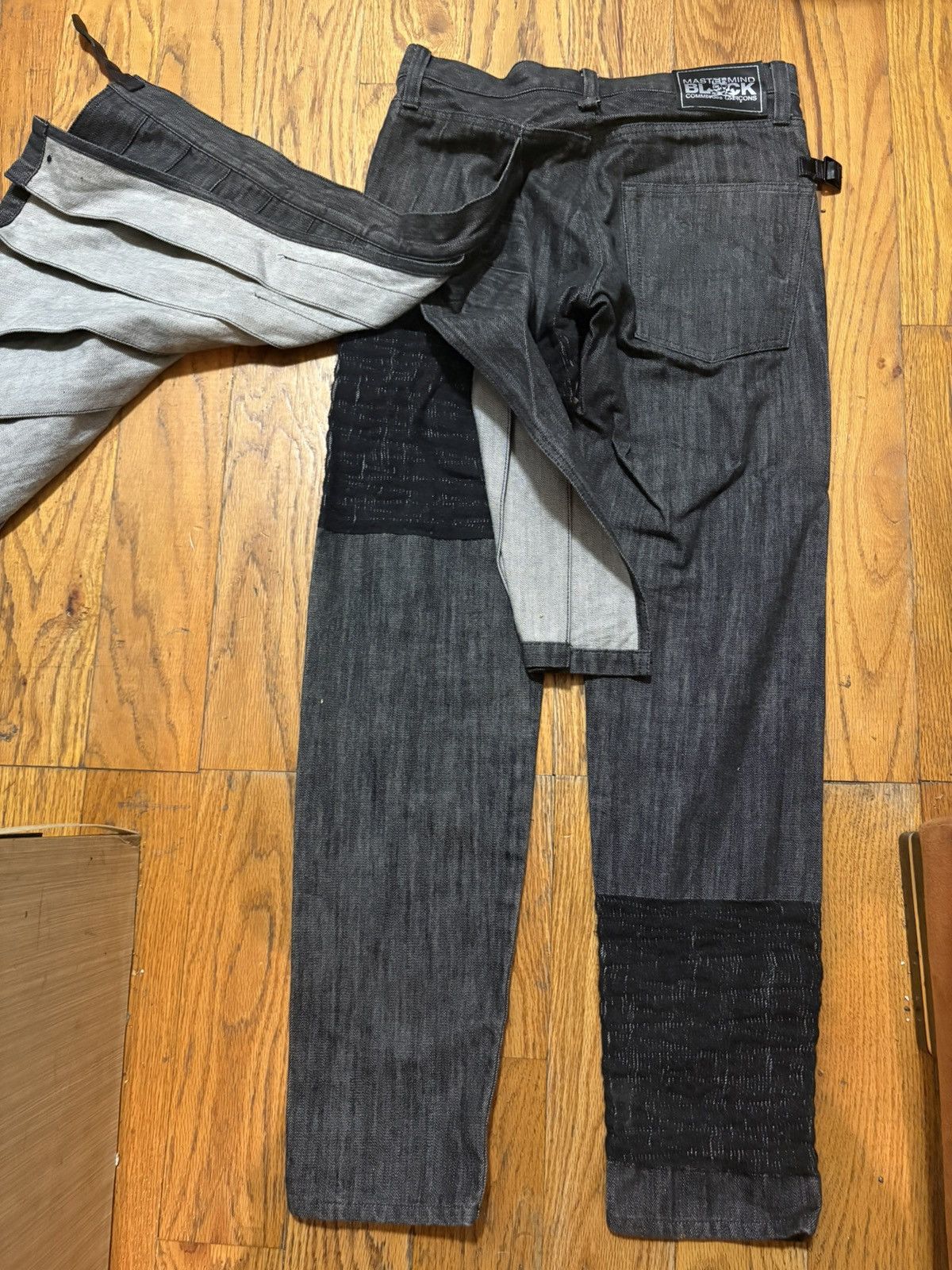 Comme des Garcons MASTERMIND JAPAN X COMME DES GARCONS PLEATED WRAPSKIRT Size US 28 / EU 44 - 9 Thumbnail