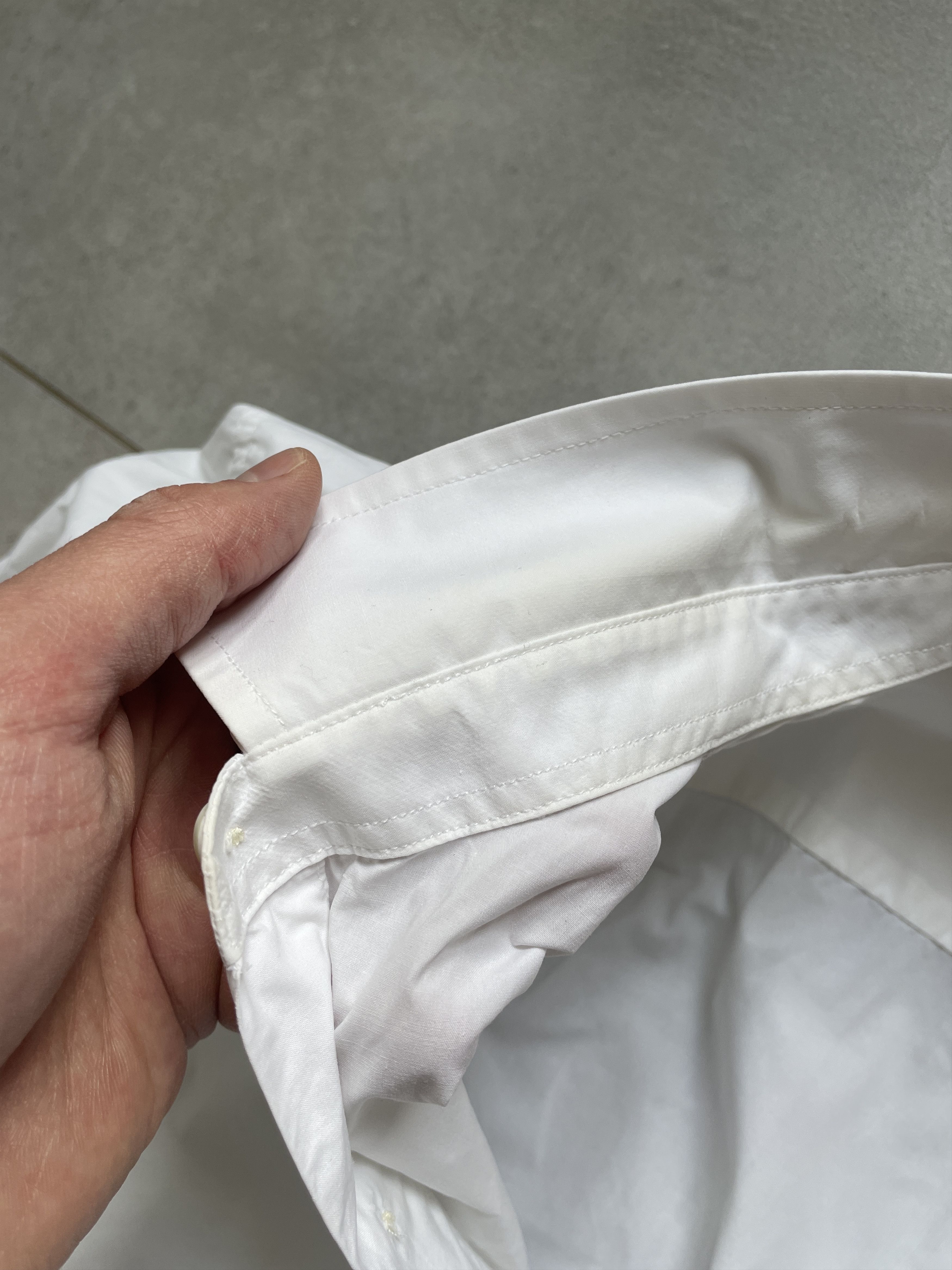 Dolce & Gabbana Y2K WHITE DOUBLE BUTTON COLLAR CUFFS RUNAWAY D&G SHIRT Size US M / EU 48-50 / 2 - 12 Thumbnail