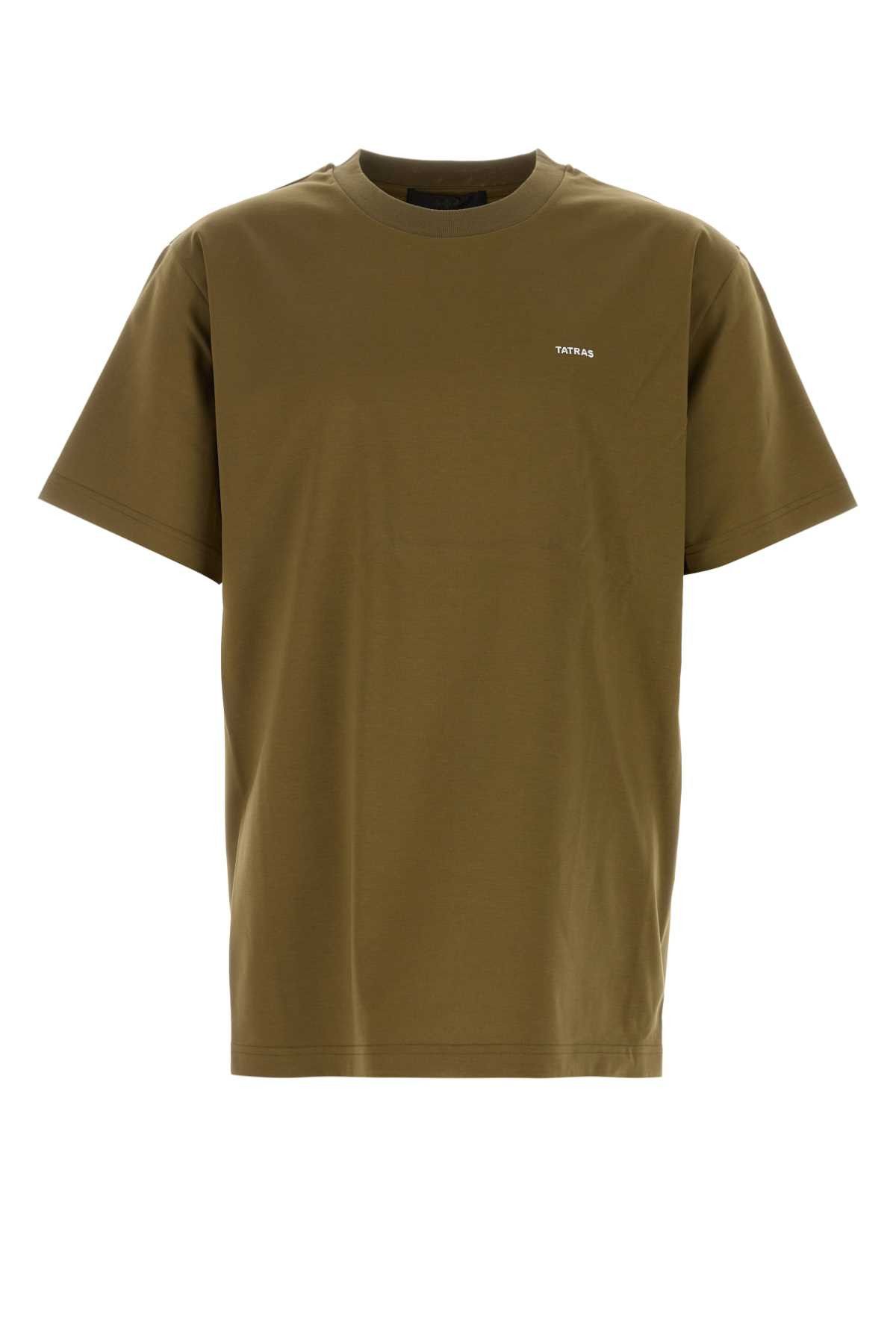 TATRAS Army Green Cotton T-Shirt Size US S / EU 44-46 / 1 - 1 Thumbnail