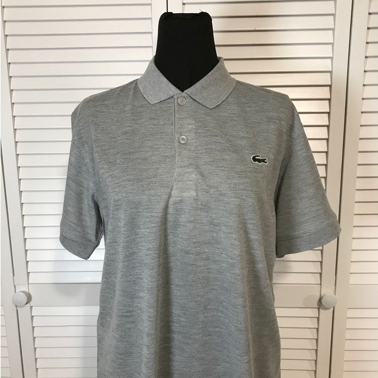 Lacoste NWOT Lacoste Gray Athletic Classic Polo Shirt Men Size 5 L Size US L / EU 52-54 / 3 - 4 Thumbnail