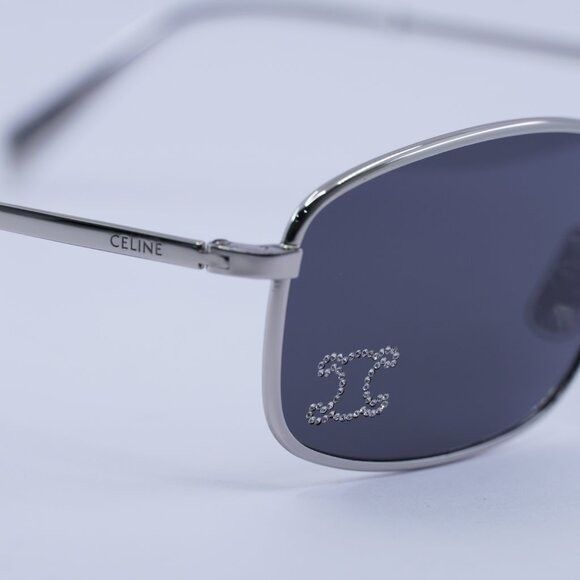 Celine 🕶️ New Celine CL40285U RHINESTONE TRIOMPHE 16A Sunglasses Size ONE SIZE - 8 Thumbnail