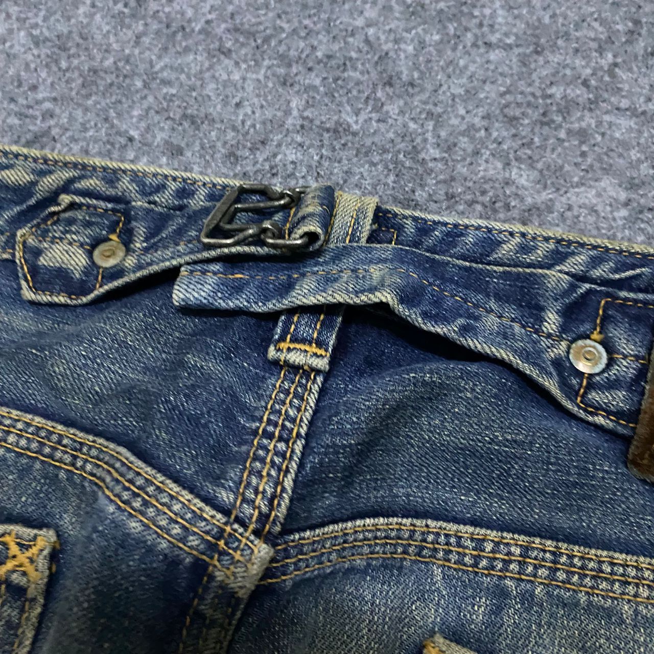 Lee 💥Best Offer💥Vintage 80s Lee Cowboy Selvedge Denim Size US 30 / EU 46 - 4 Thumbnail