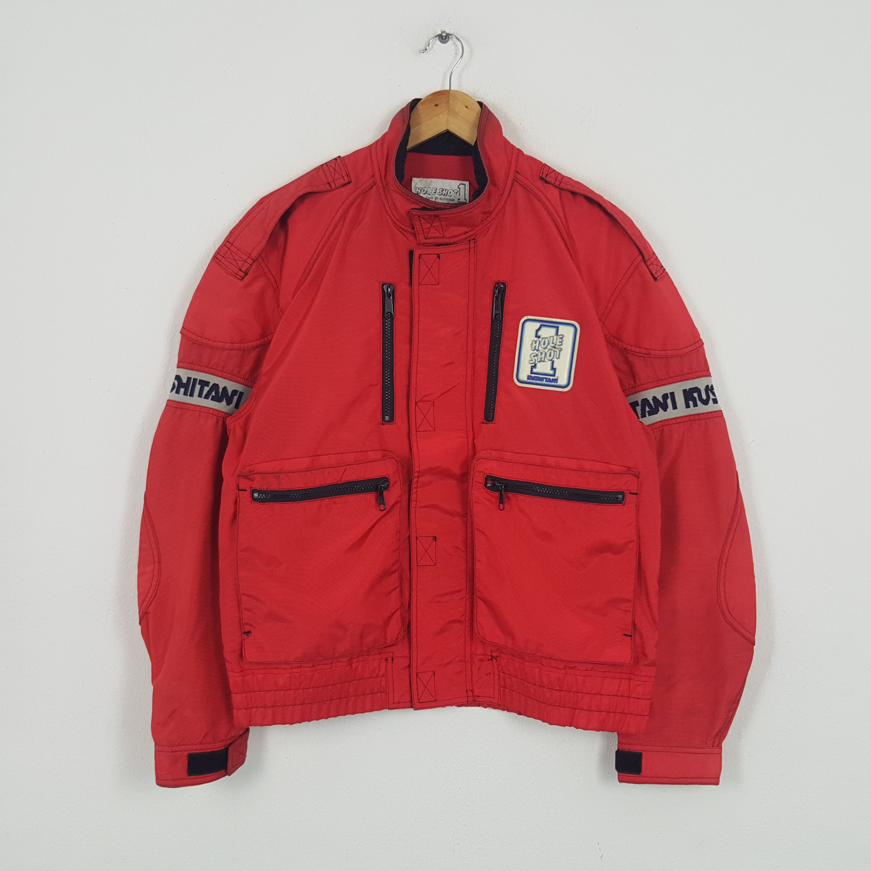 Japanese Brand × Vintage Vintage Kushitani Hole Shot 1 Japanese Motorsports Jacket Size US M / EU 48-50 / 2 - 2 Thumbnail