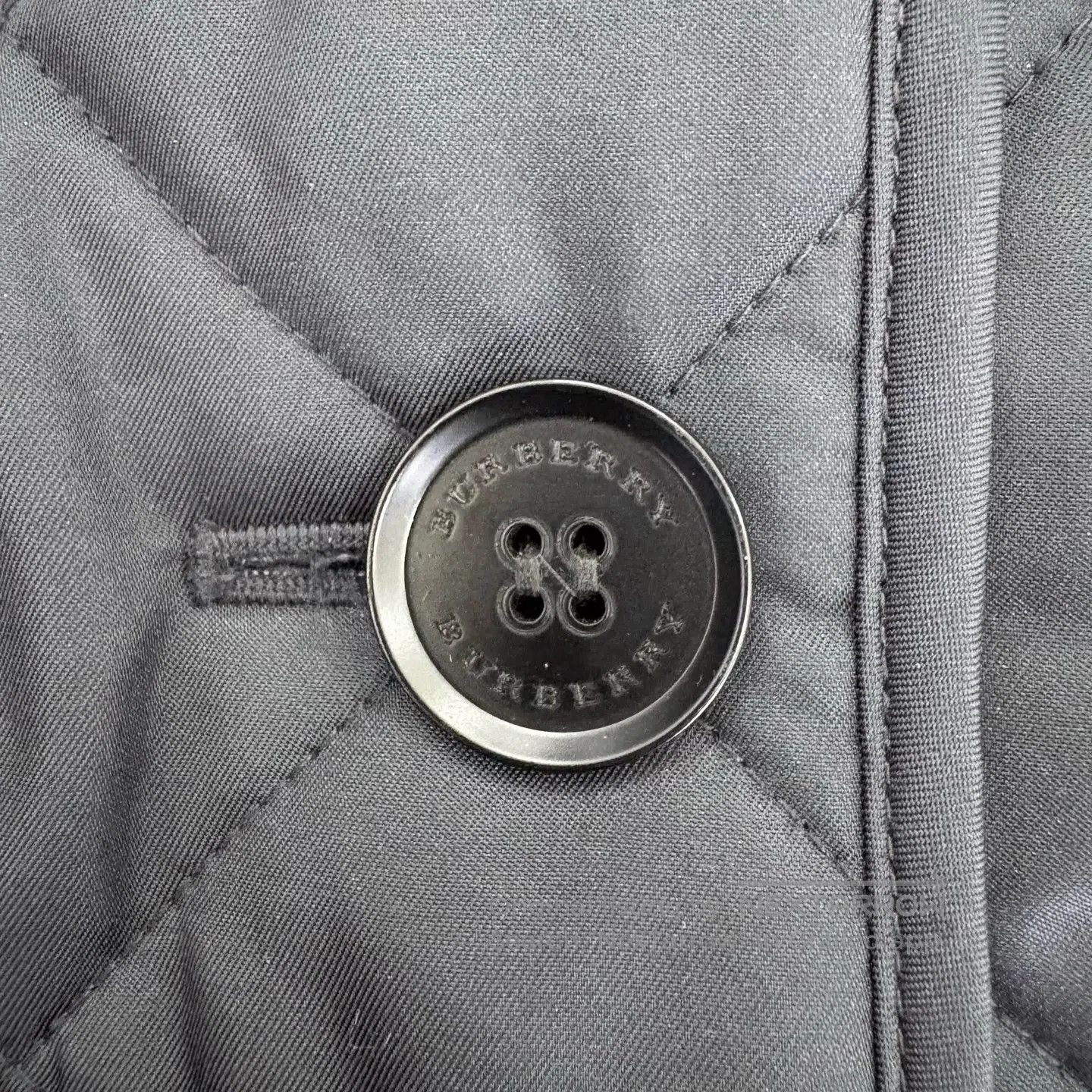 Burberry Burberry Black diamond-patterned cotton coat Size US M / EU 48-50 / 2 - 7 Thumbnail