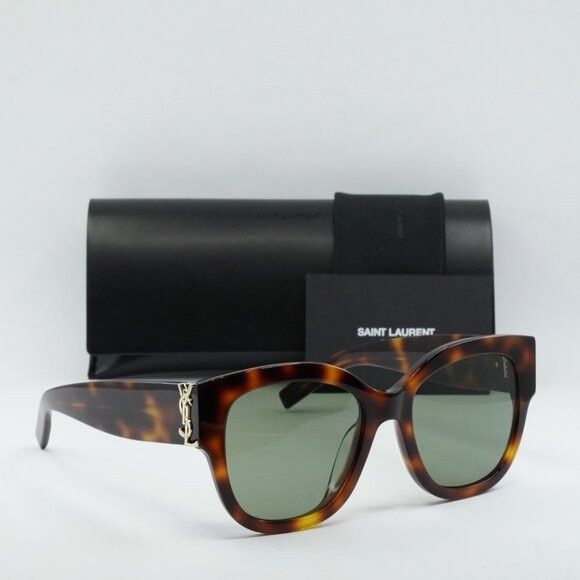 Saint Laurent Paris 🕶️ New Saint Laurent SLM95/F 003 Sunglasses - Havana Frame Size ONE SIZE - 12 Thumbnail