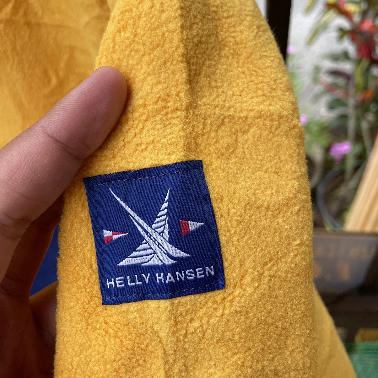 Helly Hansen × Vintage 🔥Vintage Helly Hansen Two Tone Hooded Zipper Fleece Jacket Size US L / EU 52-54 / 3 - 7 Thumbnail