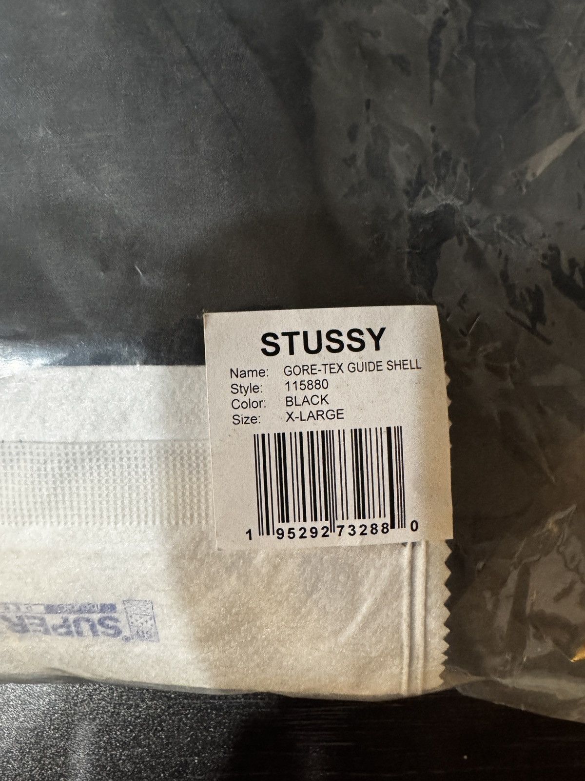 Stussy NEW Stussy Black Gore tex Guide Shell Jacket Size XL Size US XL / EU 56 / 4 - 5 Thumbnail