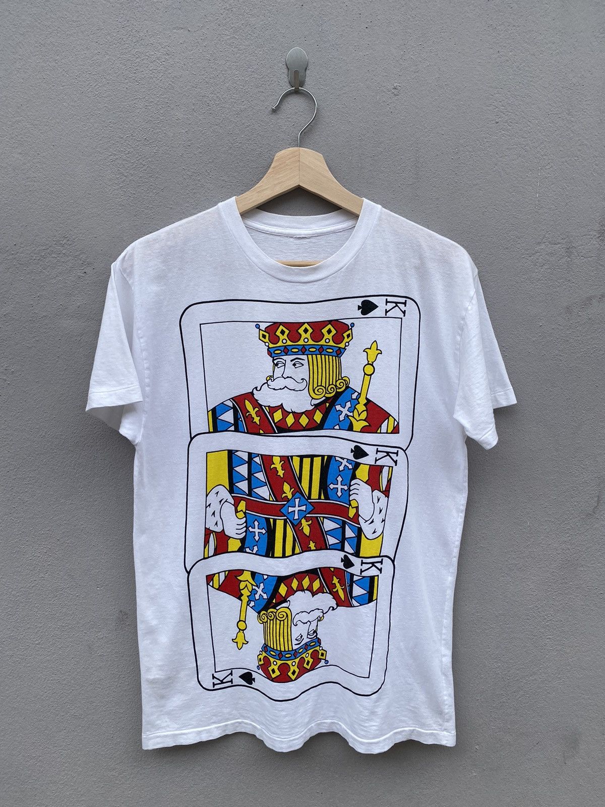 Japanese Brand × Vintage Vintage 80’s “KING OF SPADE ♠️” Poker Cards Japanese Graphic Size US M / EU 48-50 / 2 - 1 Thumbnail