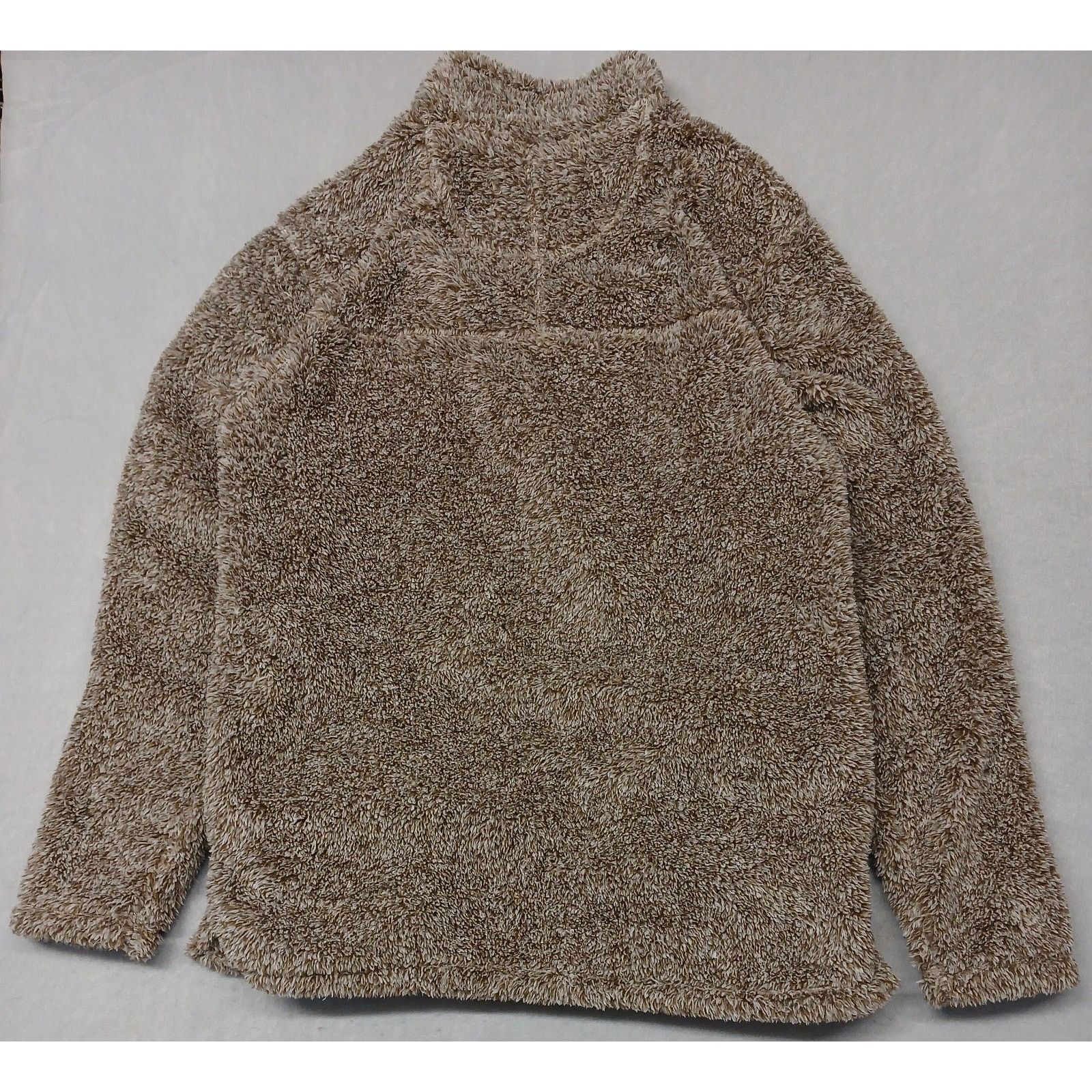 Other Alpine Sherpa (Medium) Brown Quarter Zip Pullover Sweatshirt Size M / US 6-8 / IT 42-44 - 9 Thumbnail