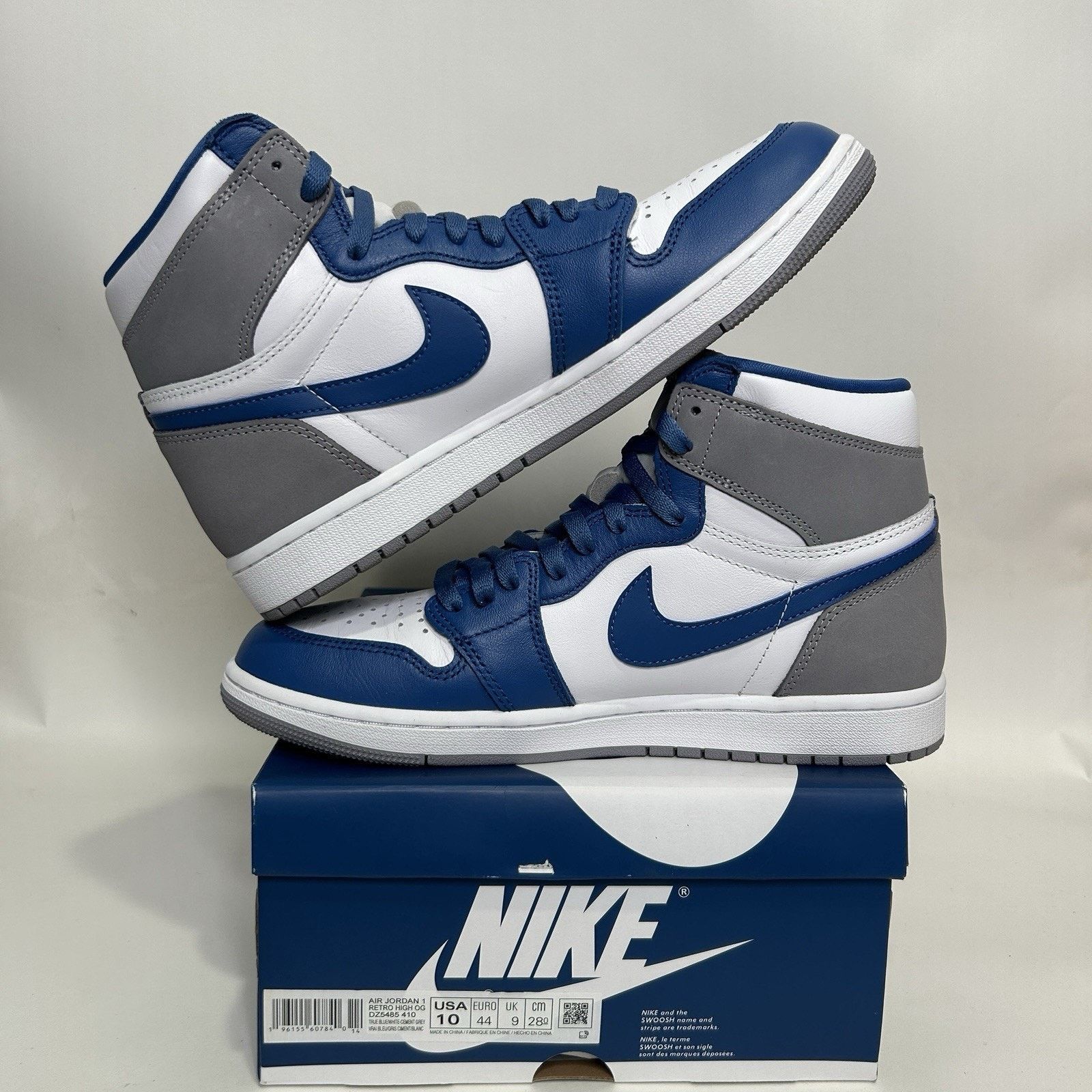 Nike Nike Air Jordan 1 Retro High OG “True Blue” Size US 10 / EU 43 - 3 Thumbnail
