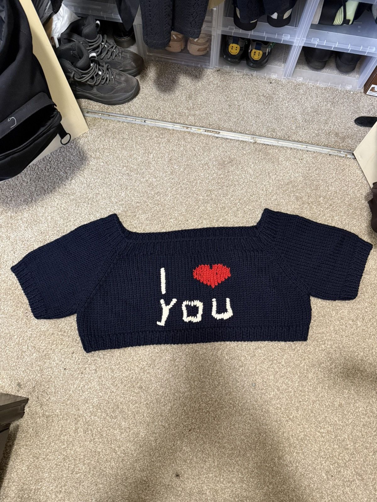 Raf Simons Raf Simons A/W 17 “I love you” knit Size US S / EU 44-46 / 1 - 2 Thumbnail