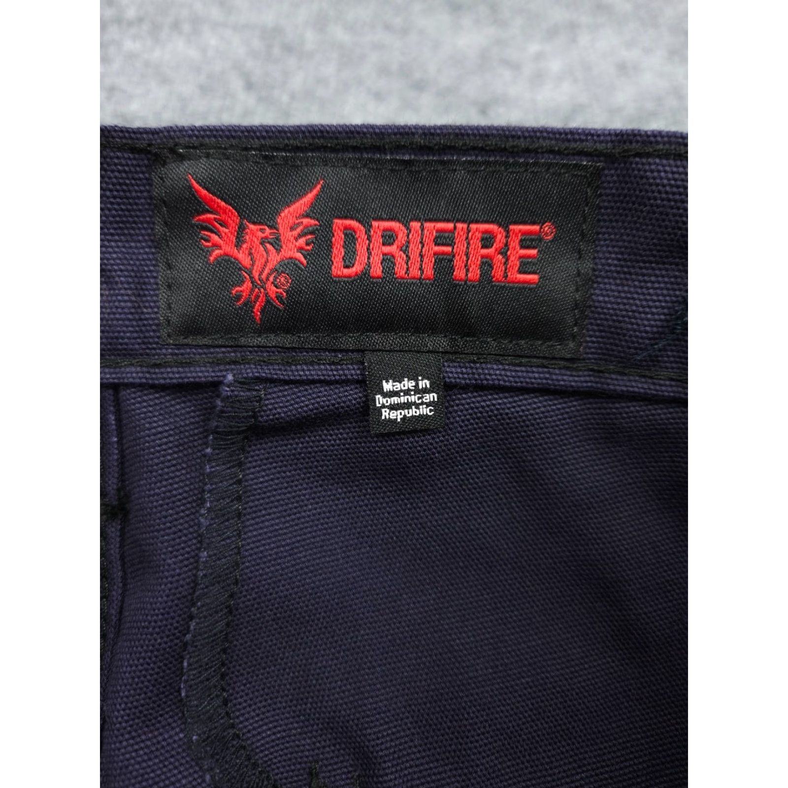Vintage DRIFIRE Dungaree Work Pants Men's 32 x 34 Navy Blue Summer Weight Westex ARC FR FR? Size US 32 / EU 48 - 5 Thumbnail