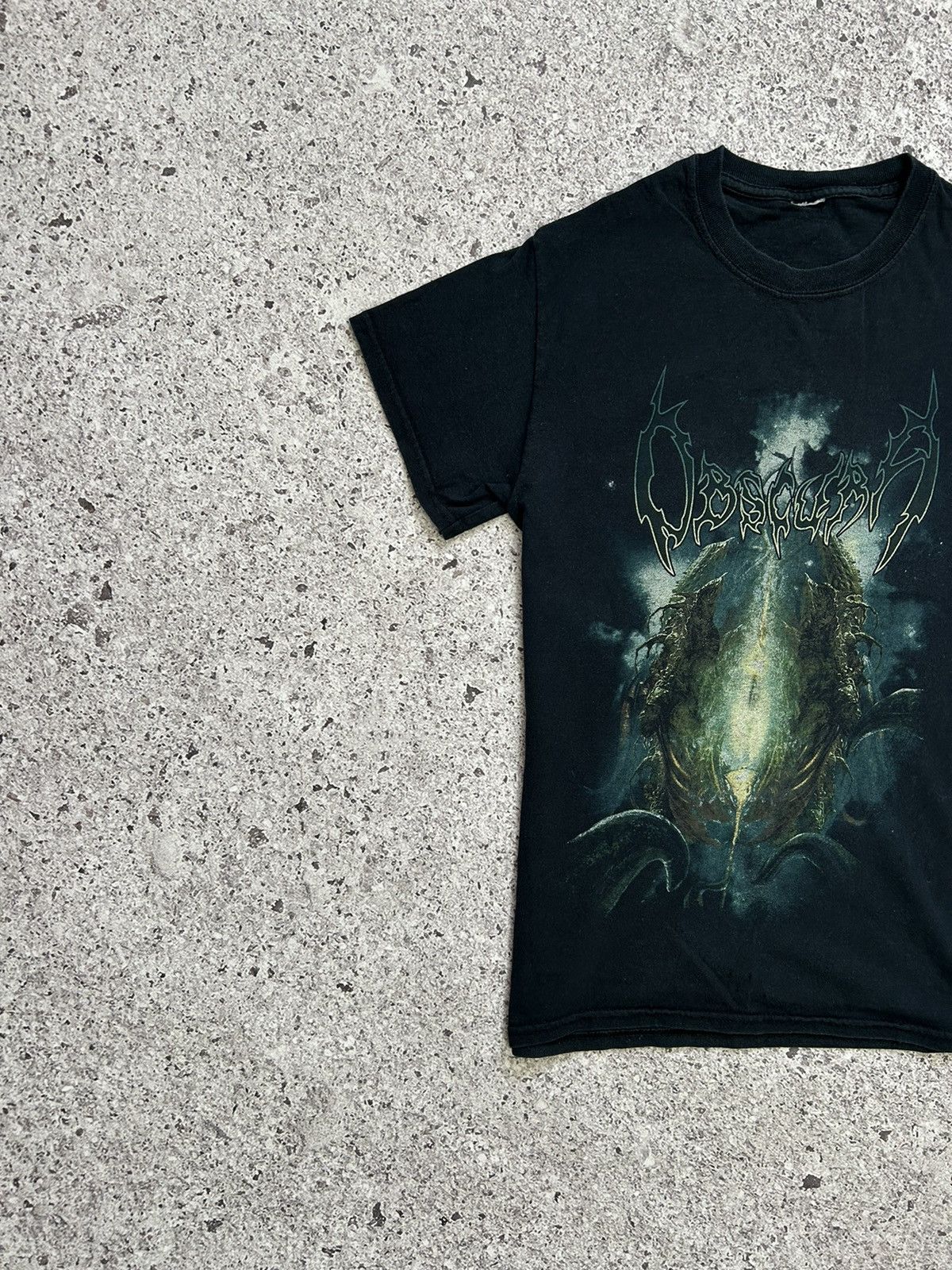 Band Tees × Vintage Vintage 2000’s Obscura Rock Band Retro T-Shirt Y2K Hype Size US S / EU 44-46 / 1 - 4 Thumbnail