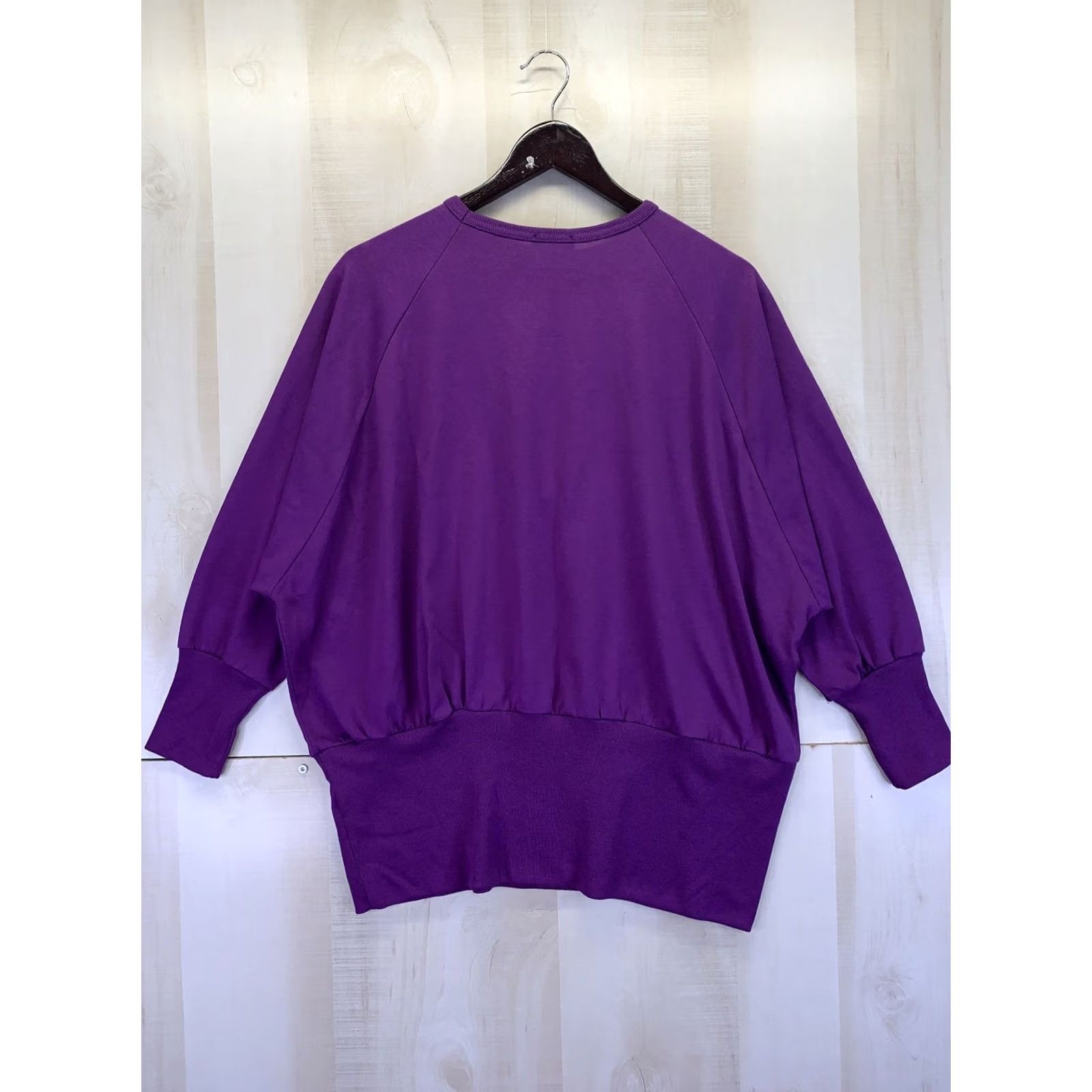 Vintage VINTAGE Mooncraft Womens 3/4 Sleeve Glitter Gem Jewled Top One Size Purple 1980s-1990s Womens Size ONE SIZE - 6 Thumbnail