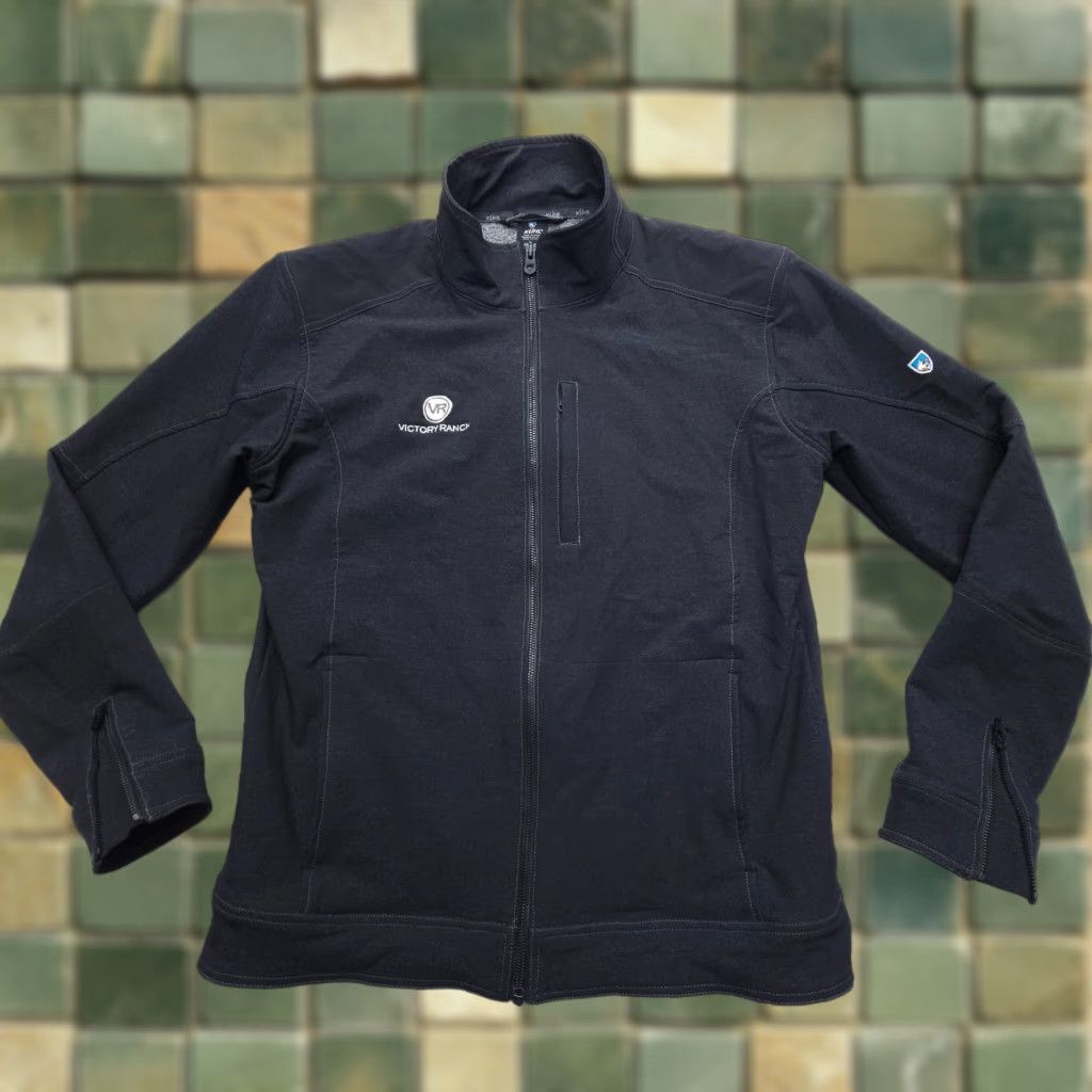 Vintage Kuhl Klash Softshell Jacket Mens Large Black Heathered Lined Stretch Work Travel Size US L / EU 52-54 / 3 - 1 Thumbnail