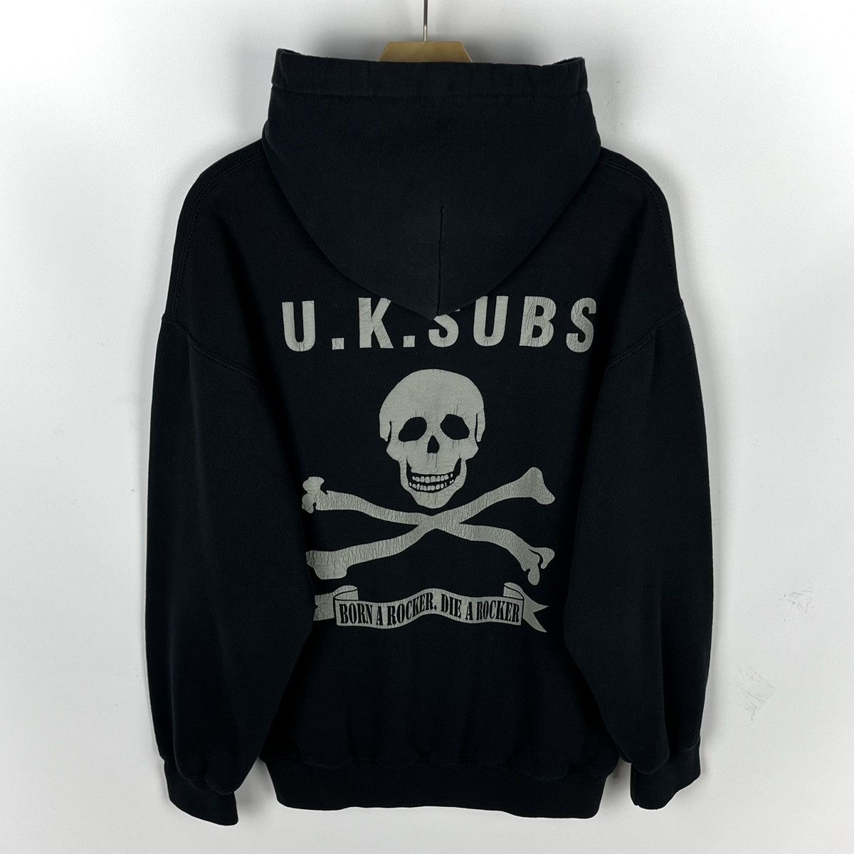 Vintage U.K. Subs rare skulls rock band hoodie 90’s