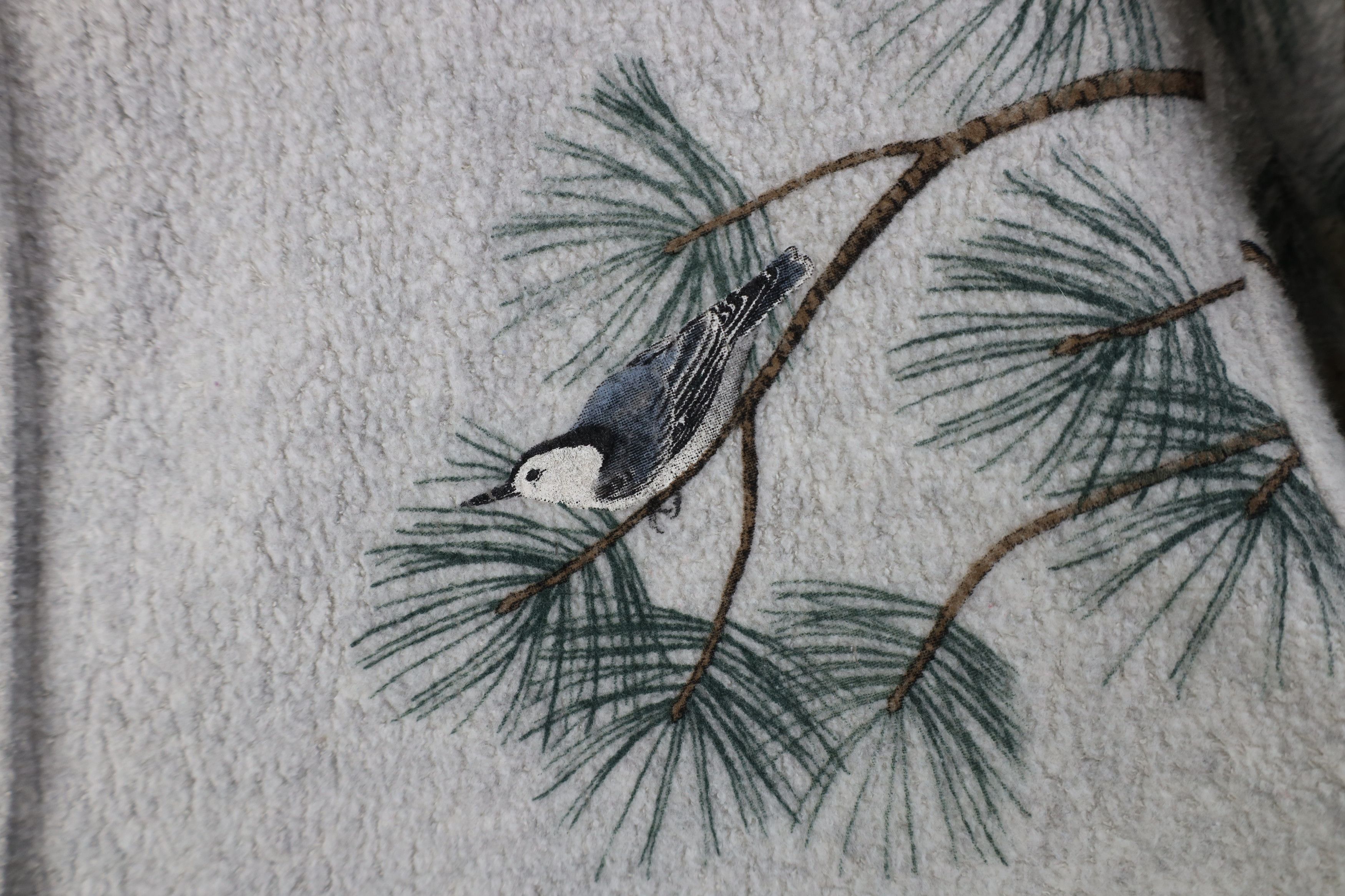 Vintage Vintage 90s Streetwear Bird All Over Print Fleece Sweater Size XXL / US 16-18 / IT 52-54 - 4 Thumbnail
