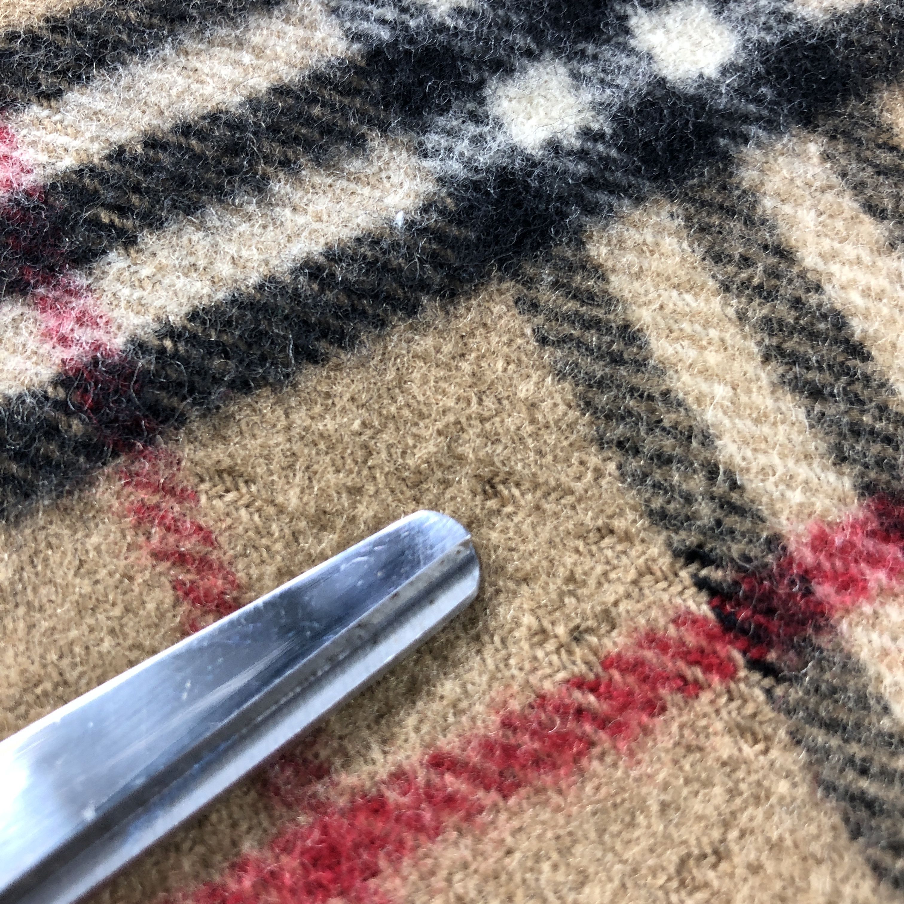 Burberry Burberry Tan Nova Check Wool Scarf Muffler V2869 Size ONE SIZE - 11 Thumbnail