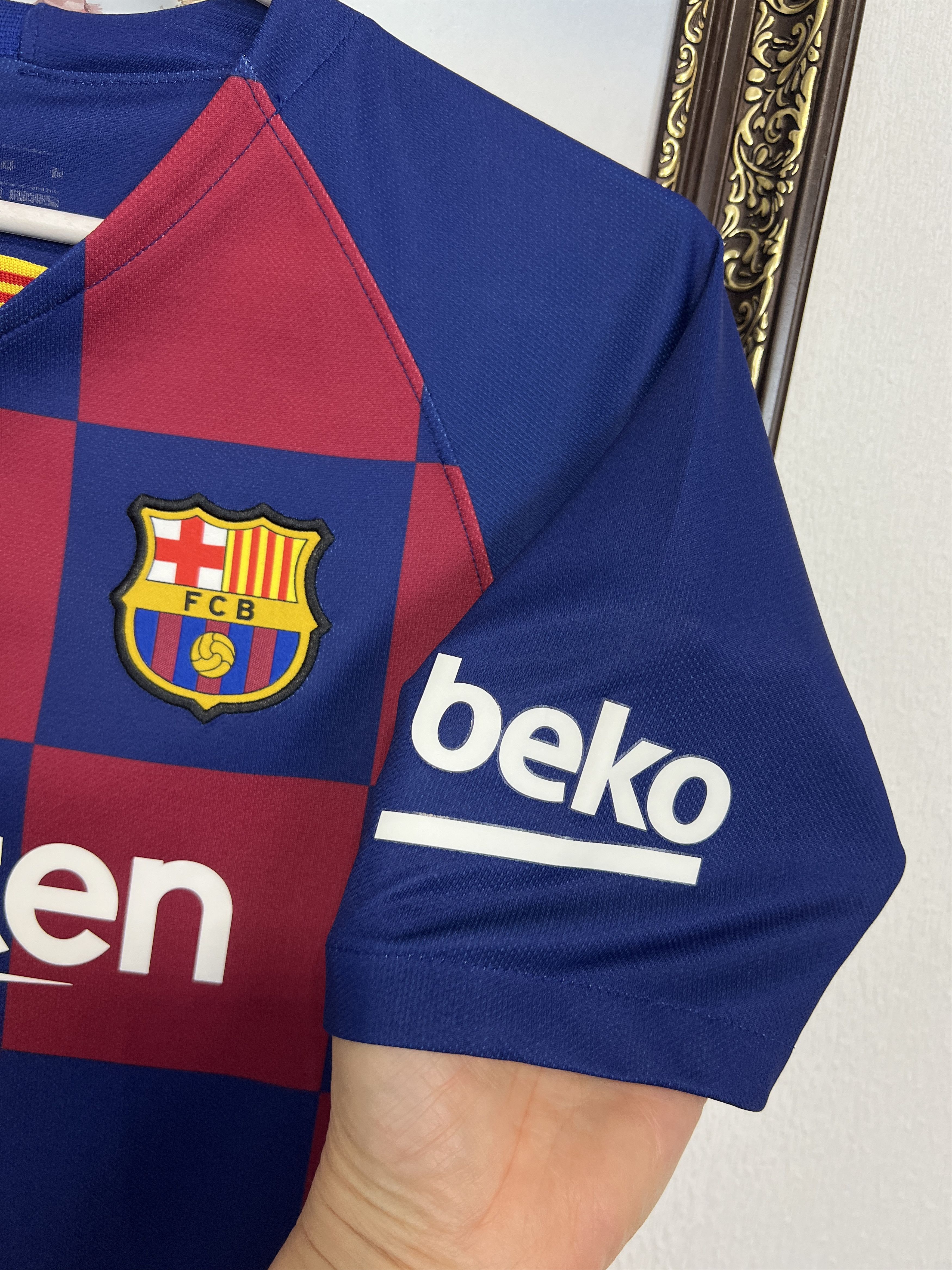 Nike Barcelona football shirt Soccer Jersey Camiseta Size Boys XL Size US XXS / EU 40 - 4 Thumbnail