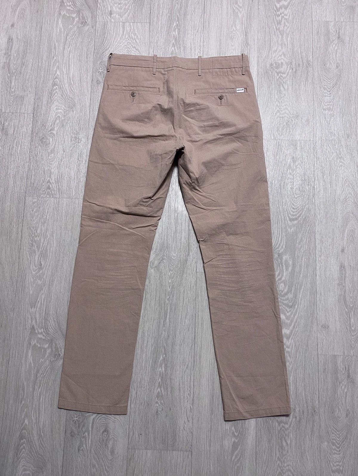 Levi's Vintage Clothing Levi’s Cotton Linen Sand Casual Chino Trousers Pants Size US 31 - 4 Thumbnail