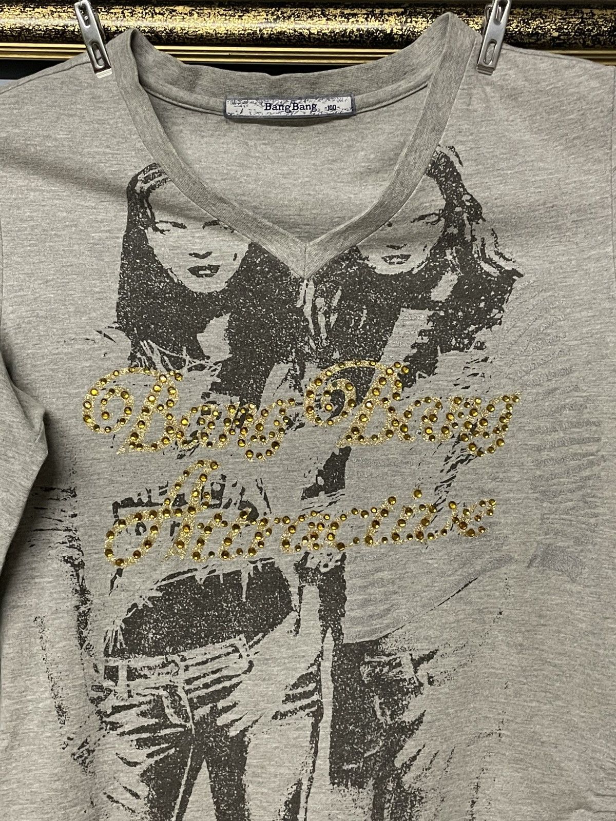 Hysteric Glamour Vintage 1990s Japan Designer Bang Bang Hysteric Girl Tshirt Size US S / EU 44-46 / 1 - 3 Thumbnail