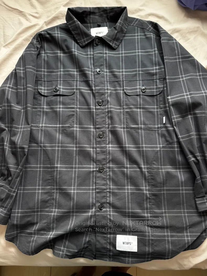 Wtaps Wtaps Black plaid shirt Size US L / EU 52-54 / 3 - 1 Thumbnail