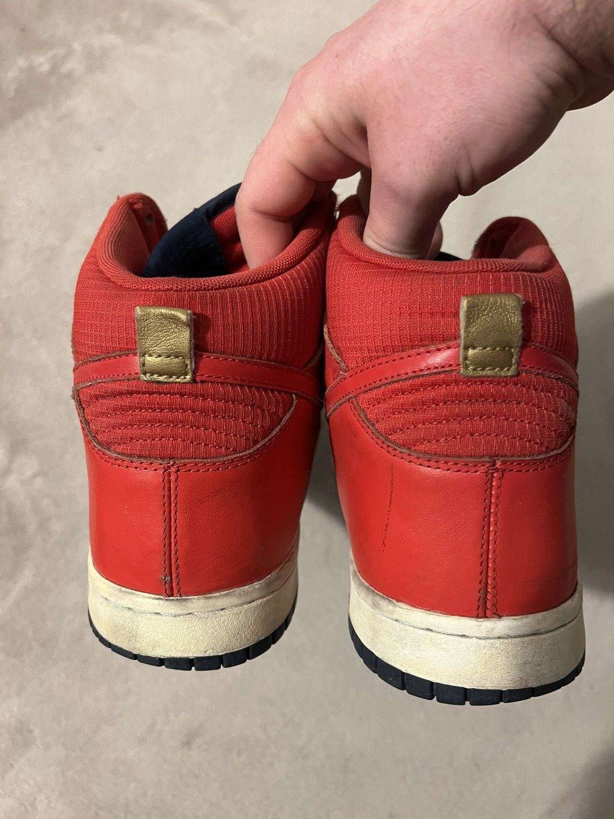 Nike × Vintage Nike Dunk High USA (2012) sneakers Size US 11 / EU 44 - 6 Thumbnail
