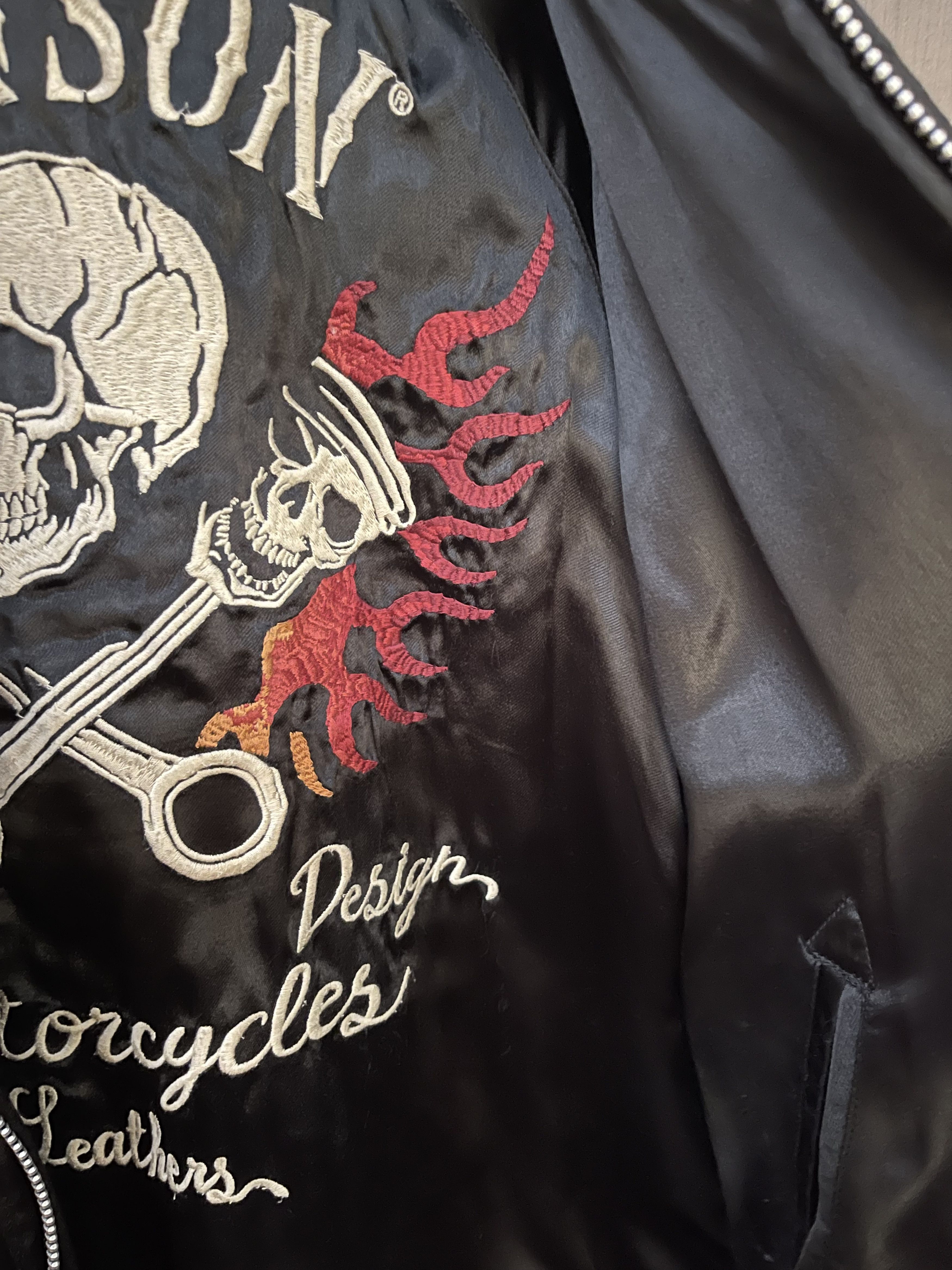 Iron Heart × Vanson Leathers Vanson Skull Embroidery Motorcycles Leathers Size US S / EU 44-46 / 1 - 19 Thumbnail