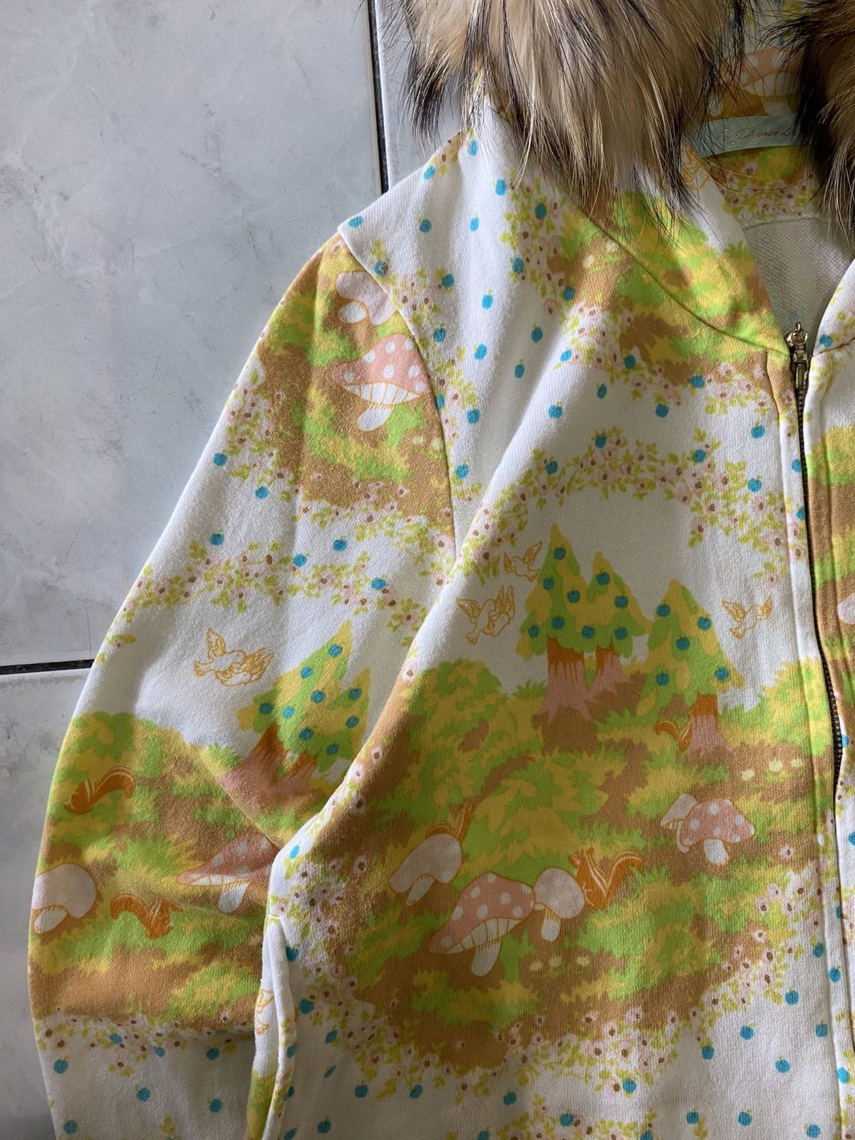 Japanese Brand FUR Cherir La Femme Japan Fairy Zip Hoodie Forest Mushroom Size M / US 6-8 / IT 42-44 - 4 Thumbnail