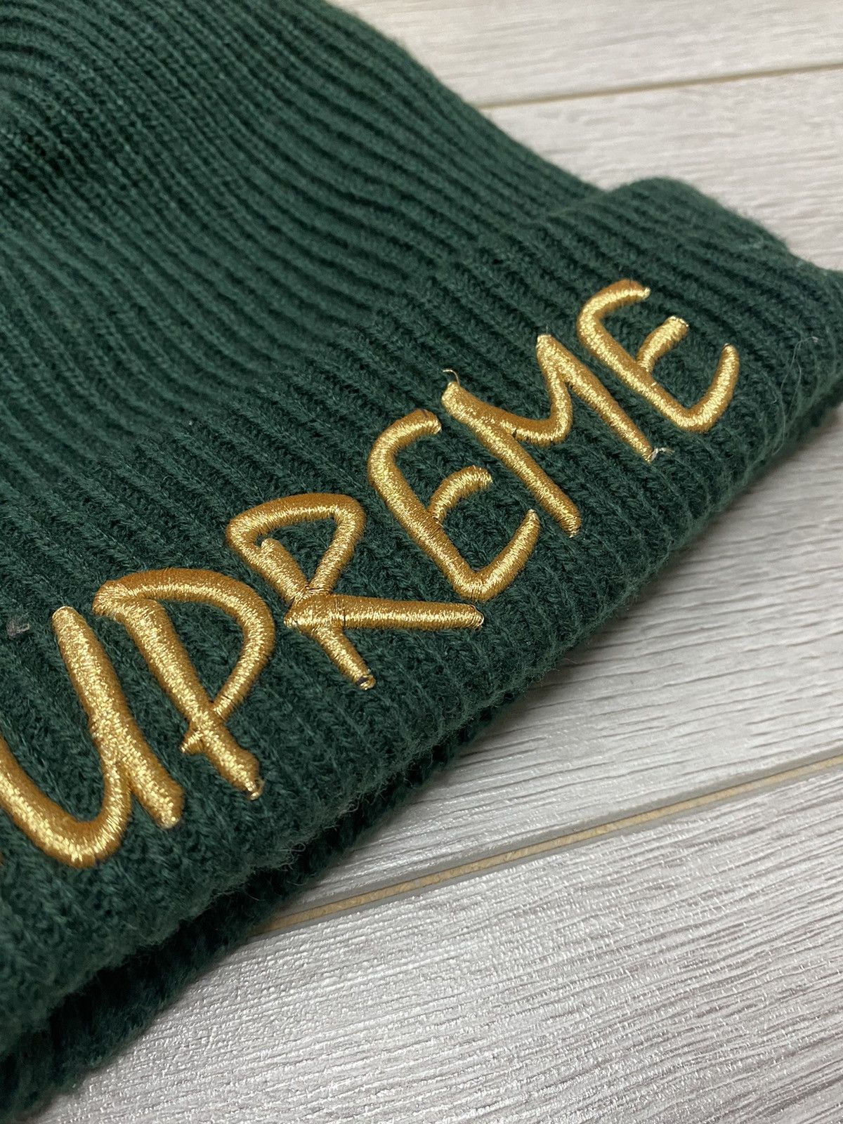 Supreme Supreme Box Logo + spell out double side New Era Beanie Hat Size ONE SIZE - 4 Thumbnail
