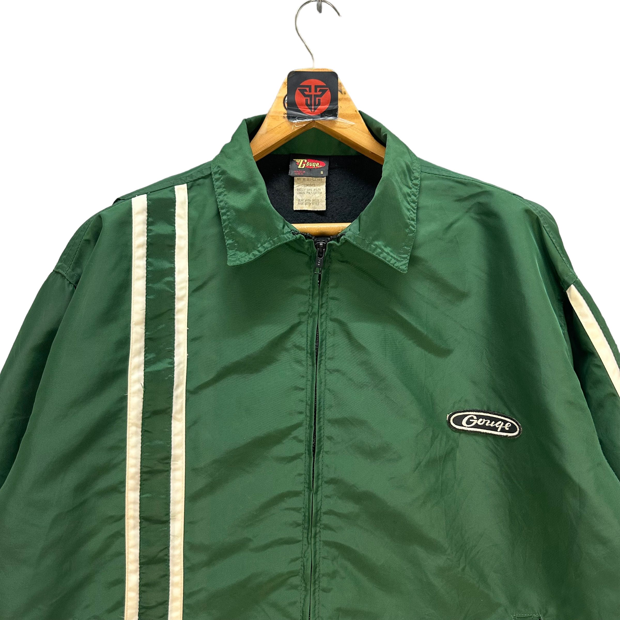 Vintage VINTAGE GOUGE MADE IN USA GREEN JACKET #7470-148 Size US S / EU 44-46 / 1 - 3 Thumbnail