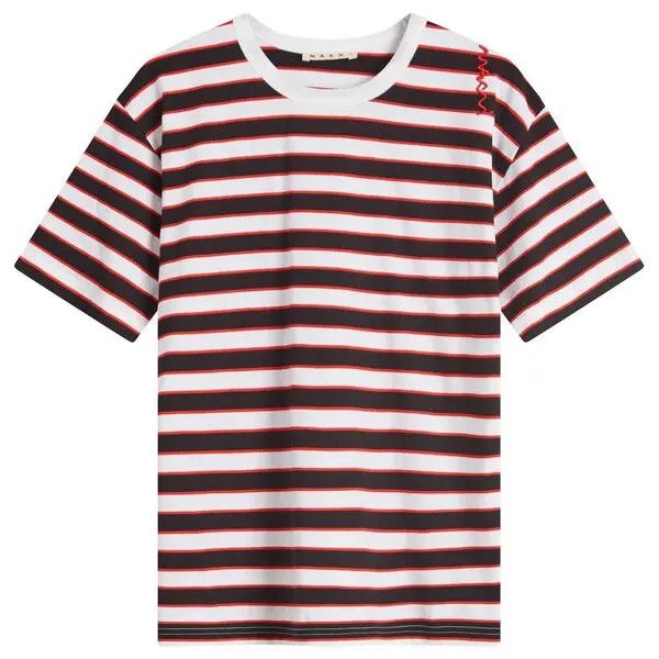 Marni o1w1db10526 T -Shirt in Multicolour Size US M / EU 48-50 / 2 - 1 Thumbnail