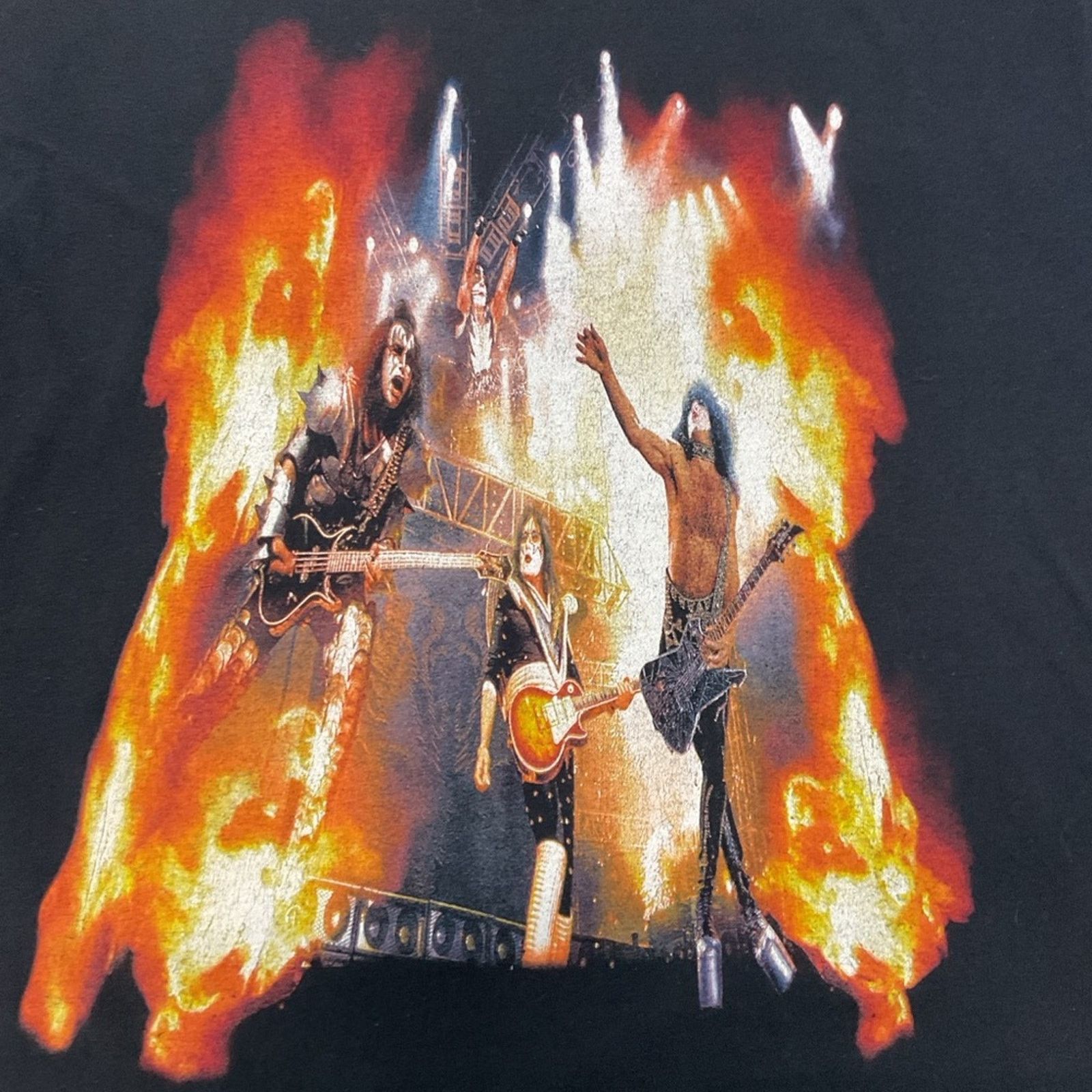 All Sport 2000's Rare Vintage kiss Band Tour Single Stitch T-shirt Size US XL / EU 56 / 4 - 5 Thumbnail