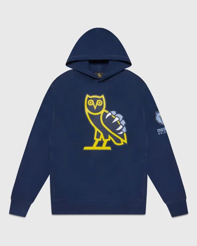 Drake OVO X NBA Memphis Grizzlies HOODIE Size US L / EU 52-54 / 3 - 3 Thumbnail