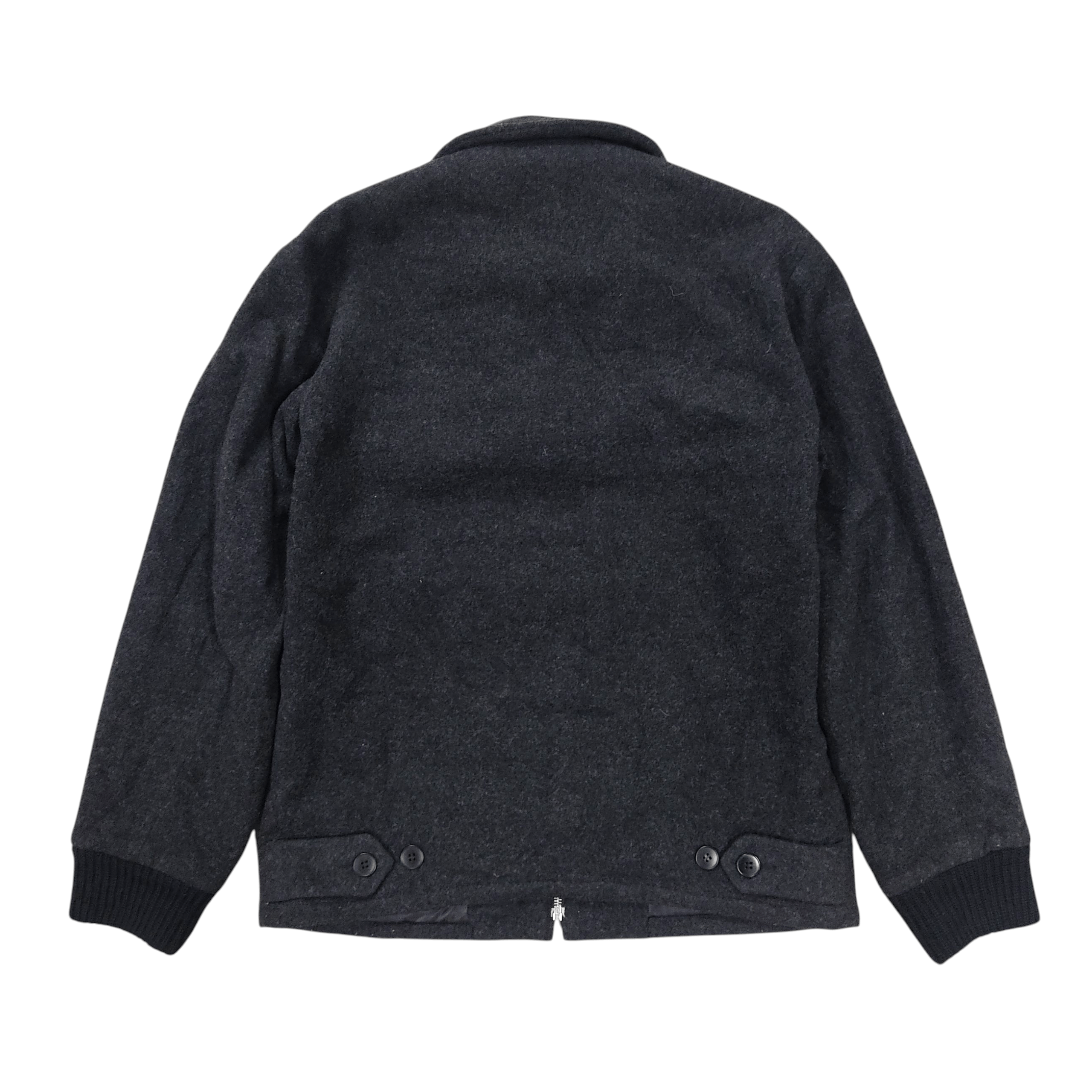 agnes b. Agnes B. Homme Paris Dark Grey Wool Jacket Size US M / EU 48-50 / 2 - 13 Thumbnail