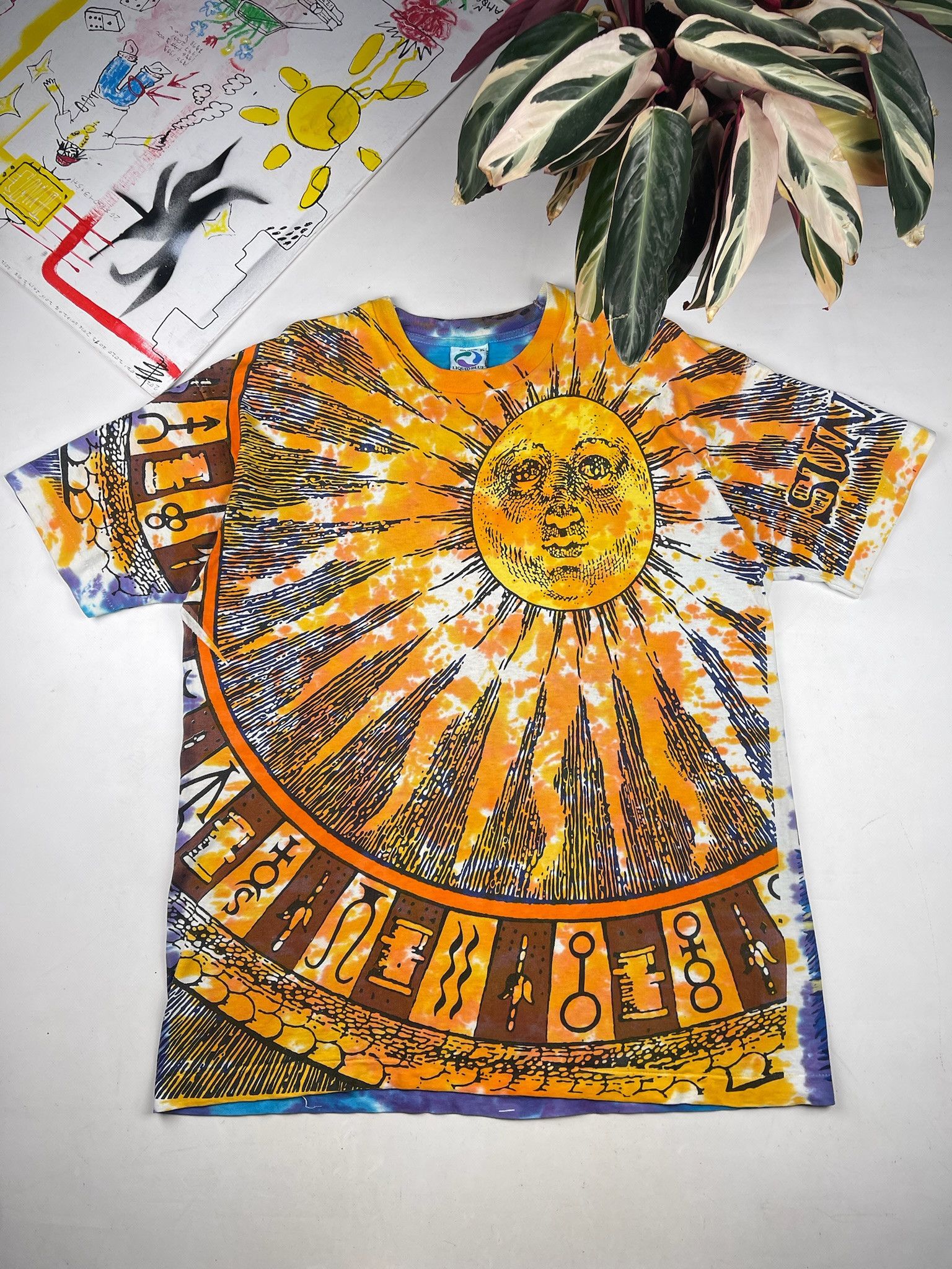 Liquid Blue Vintage 1992 Sun & Moon Liquid Blue Chris Pinkerton AOP tee Size US XL / EU 56 / 4 - 1 Thumbnail