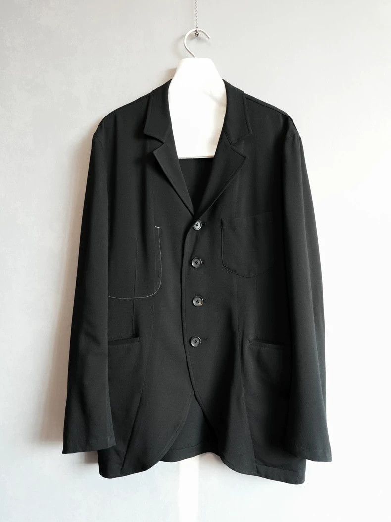 Yohji Yamamoto Yohji Yamamoto Wool Jacket-dmc Size US M / EU 48-50 / 2 - 1 Thumbnail