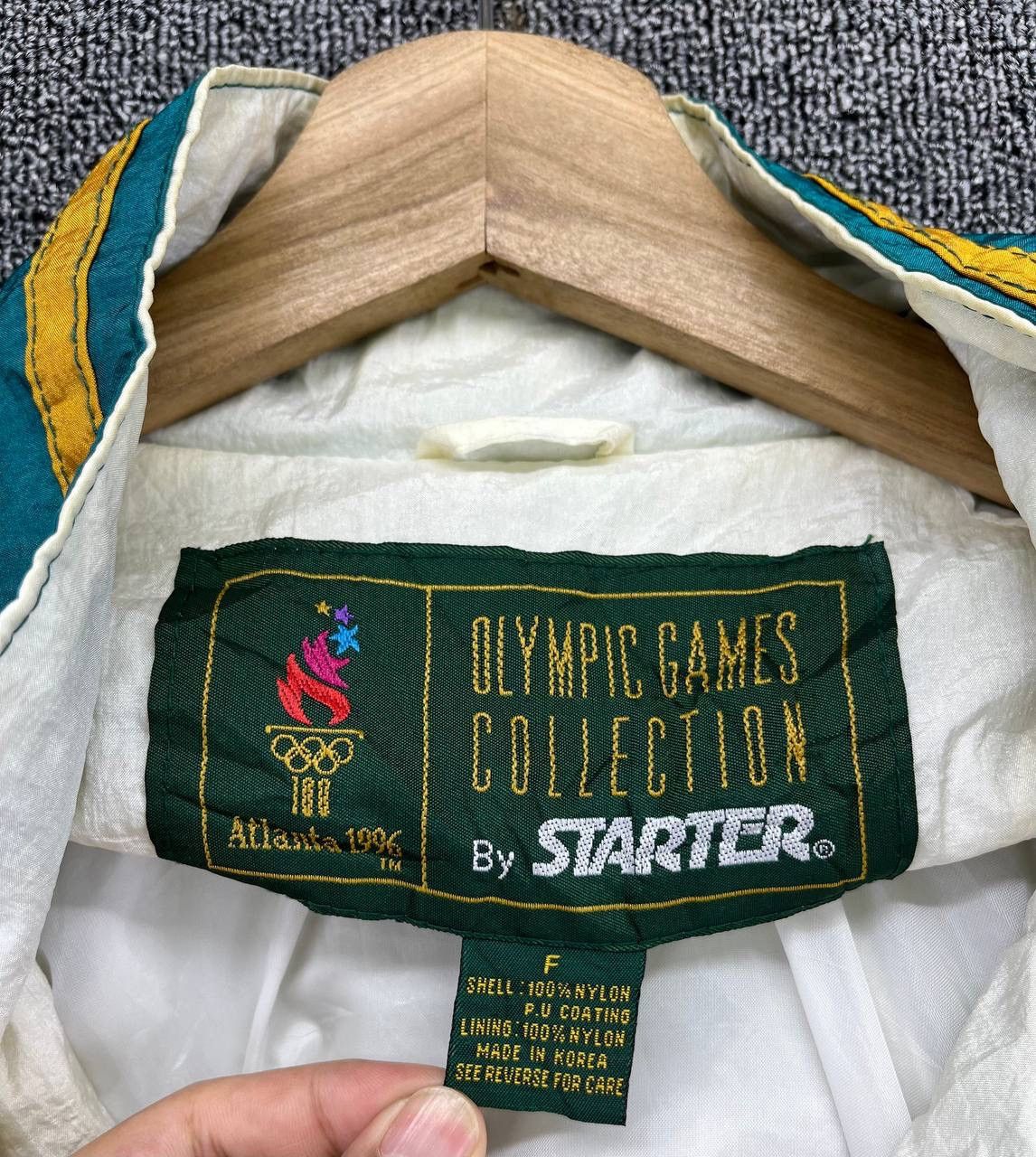 Starter Vintage Starter Olympic Games Hoodie Half Zipper Anorak Size US L / EU 52-54 / 3 - 7 Thumbnail