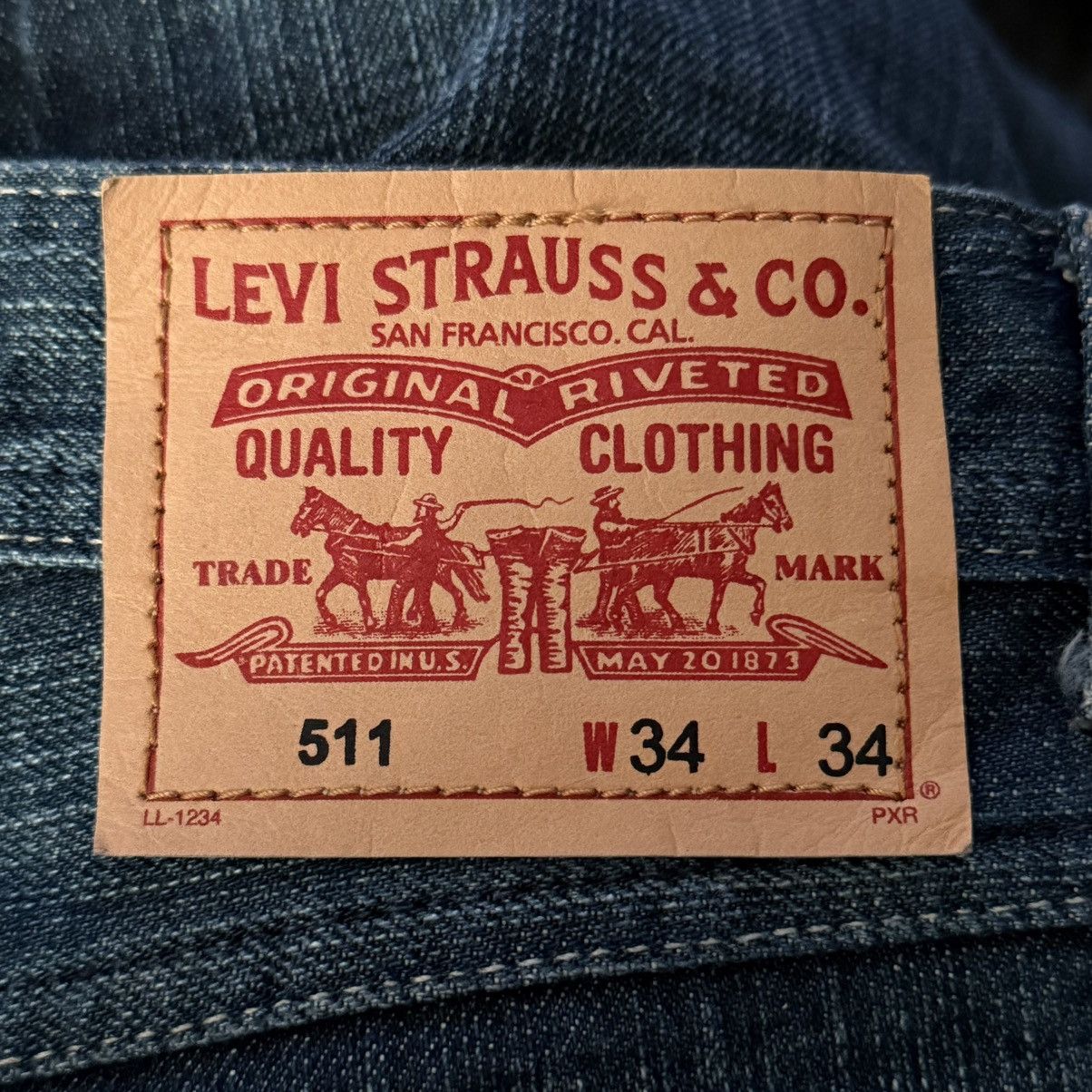 Levi's Vintage Clothing Vintage Levi’s Y2K 511 Slim Fit jeans Size US 34 / EU 50 - 7 Thumbnail