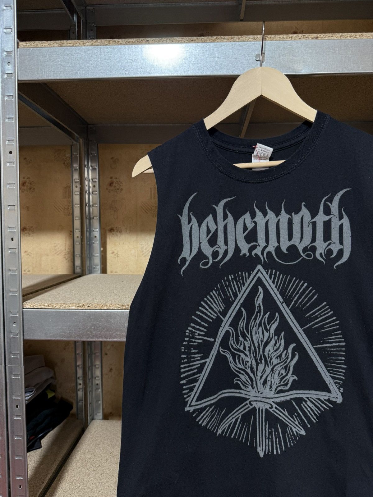 Band Tees × Vintage Vintage 20014 Behemoth Metal Rock Band T-Shirt Sleveless Size US L / EU 52-54 / 3 - 3 Thumbnail