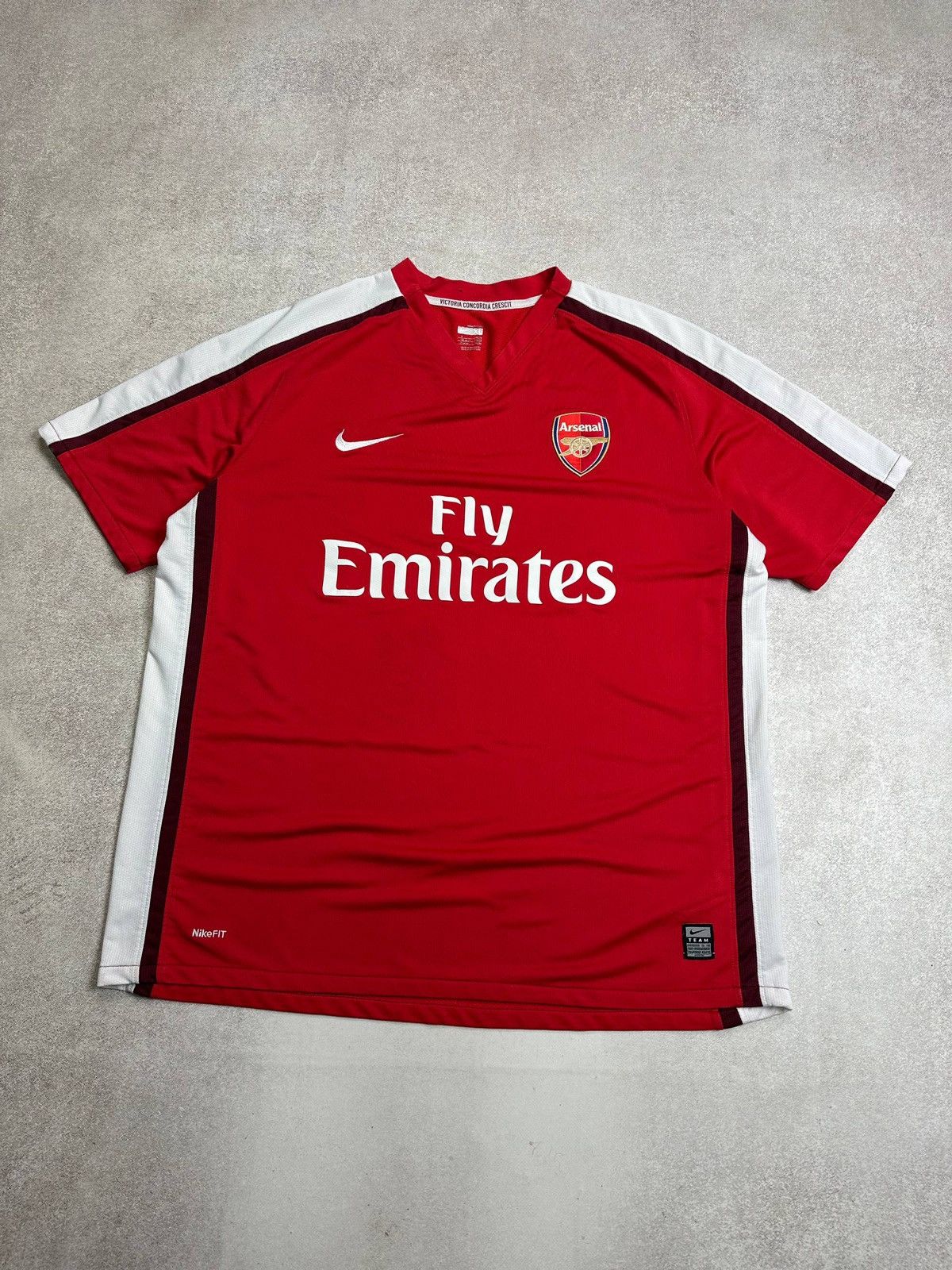 Nike Vintage 2008-2010 Nike Arsenal FC Home T-shirt Blockcore XL Size US XL / EU 56 / 4 - 2 Thumbnail