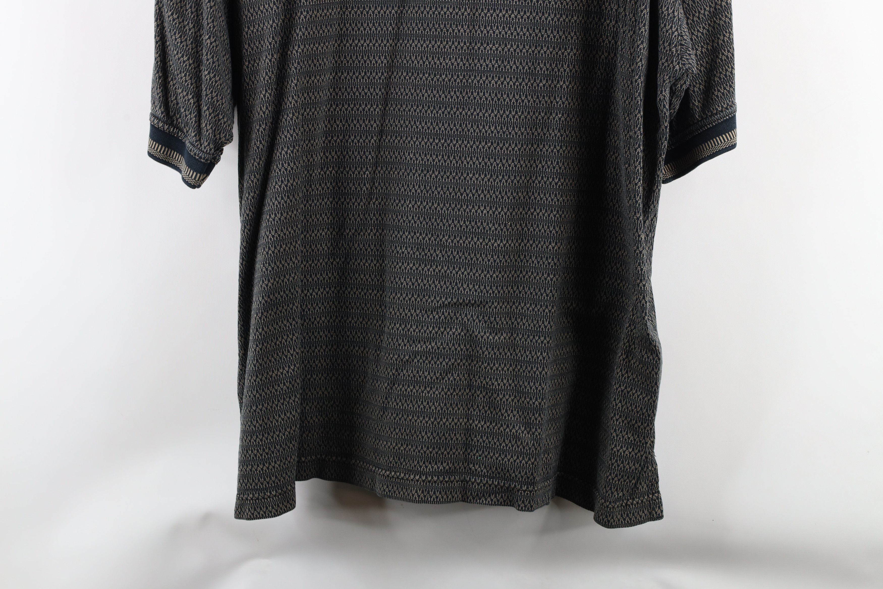 Vintage Vintage 90s Streetwear Geometric Knit Collared Golf Polo Size US XL / EU 56 / 4 - 10 Thumbnail