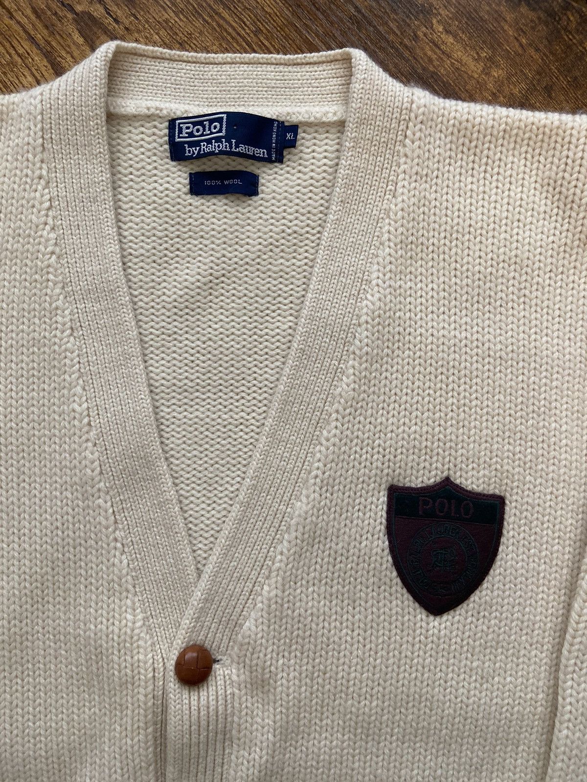 Polo Ralph Lauren Vintage Ralph Lauren Polo Badge Cardigan Size XL Size US XL / EU 56 / 4 - 3 Thumbnail