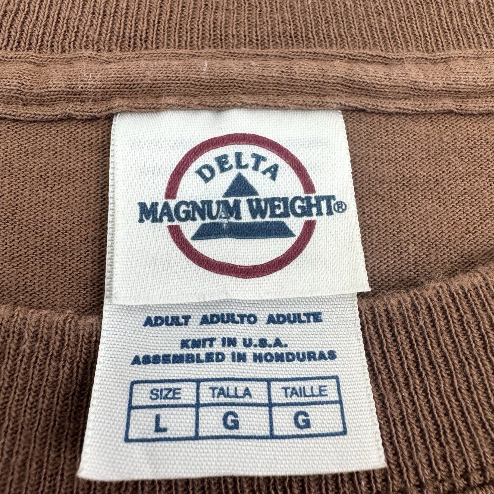 Delta VINTAGE Laughlin Nevada Biker T Shirt Men's L Brown Graphic Print 2006 Motorcycle Punk Grunge USA Band/Theme: Biker Mens L Brown Size US L / EU 52-54 / 3 - 3 Thumbnail