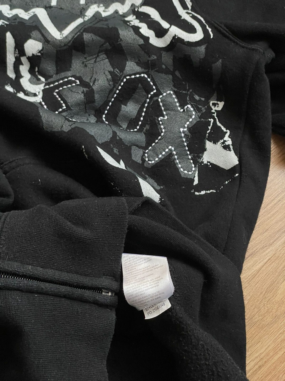 Fox Racing × Vintage Fox vintage racing big logo Y2K zip hoodie Size US L / EU 52-54 / 3 - 11 Thumbnail