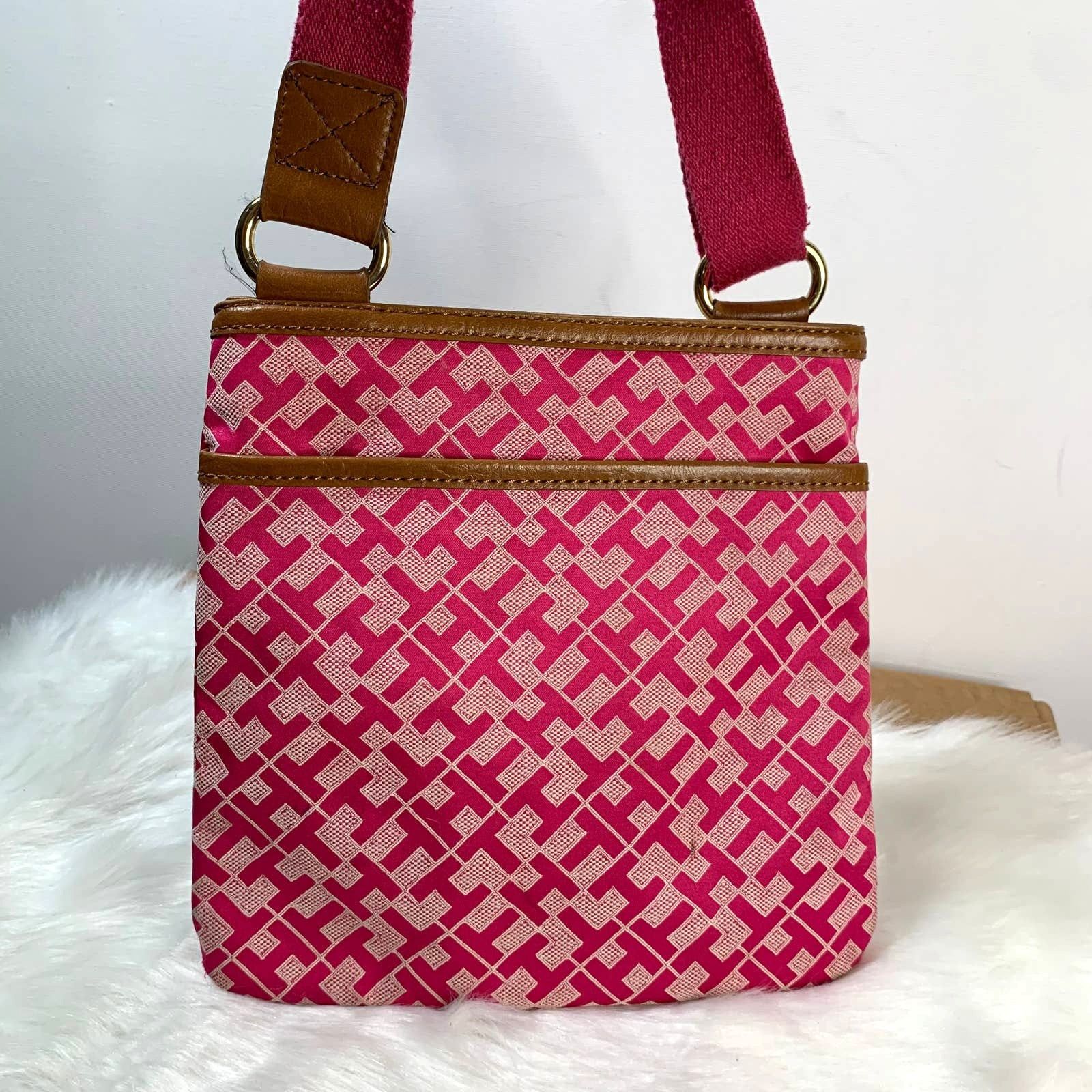 Tommy Hilfiger Tommy Hilfiger Pink Women's Crossbody Purse Size ONE SIZE - 2 Thumbnail